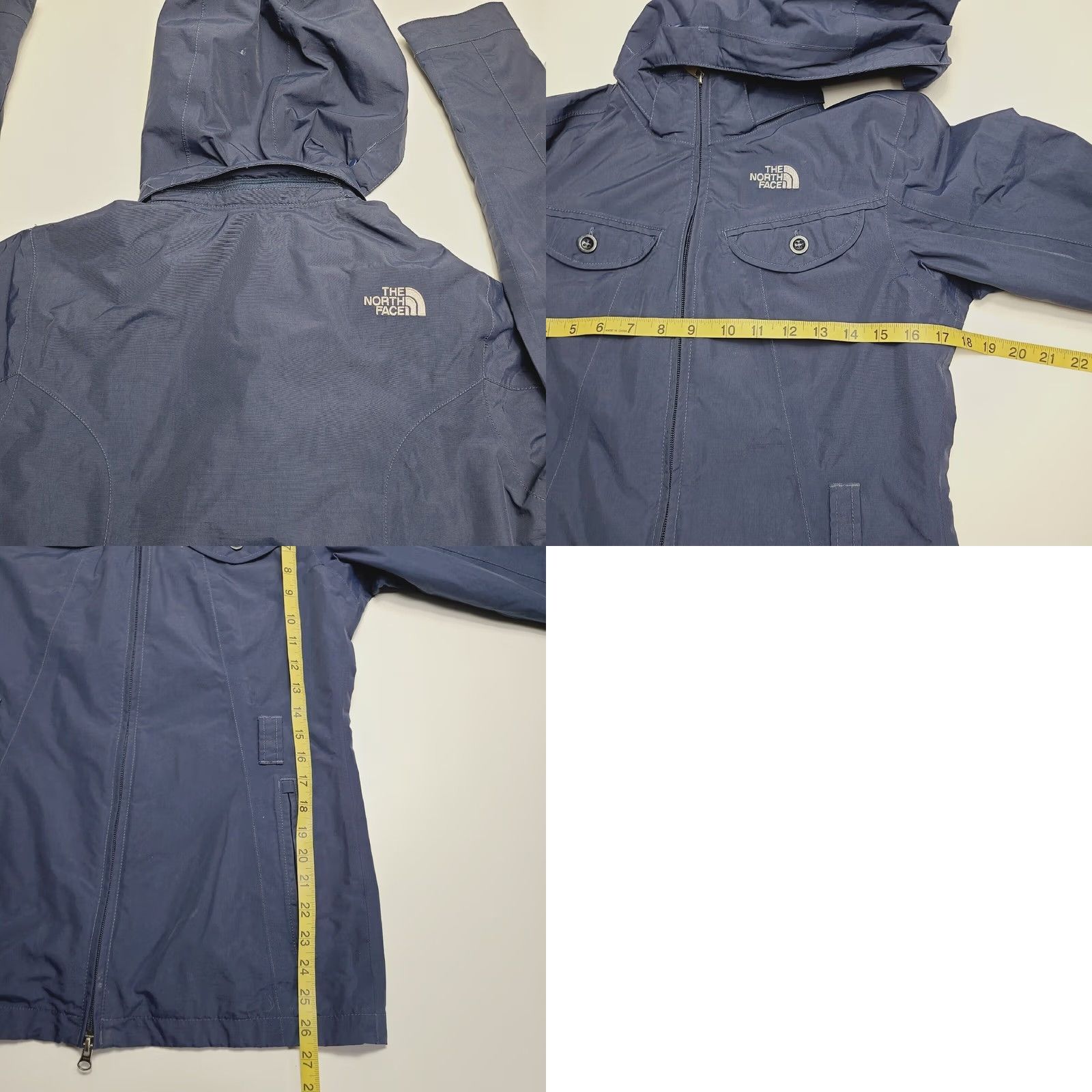 The North Face The North Face Jacket Women’s Size Small Blue Hyvent Jacket Hood Detachable Waterproof Lightweight Pockets Full Zip Regular Fit Mid-Length Coat Size S / US 4 / IT 40 - 9 Thumbnail