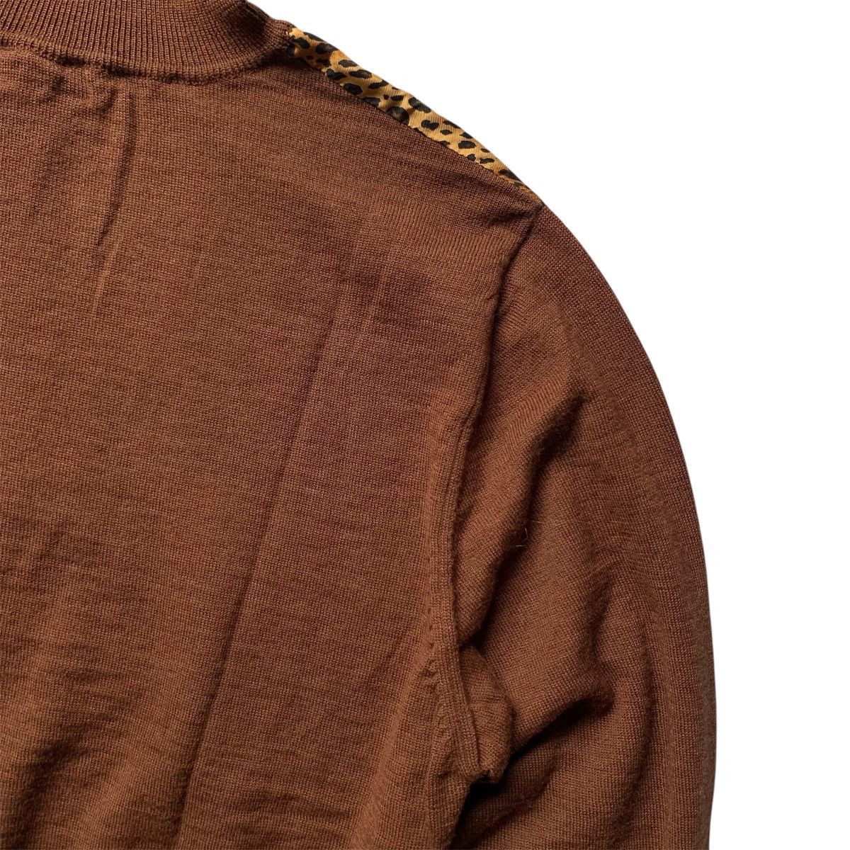 Dior Christian dior sports leopard pattern high neck silk&rayon Size L / US 10 / IT 46 - 9 Thumbnail