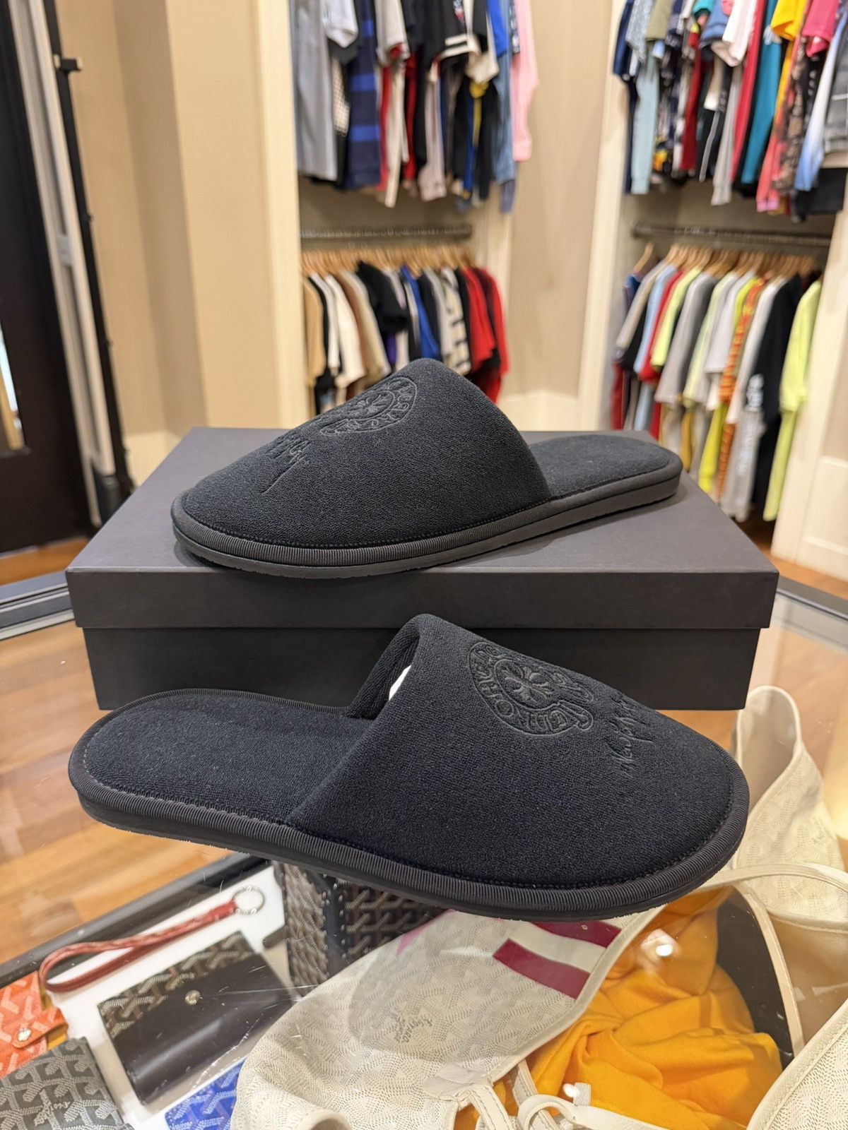 Chrome Hearts Chrome Hearts NYC Exclusive Hotel Slippers Size US 9 / EU 42 - 2 Thumbnail