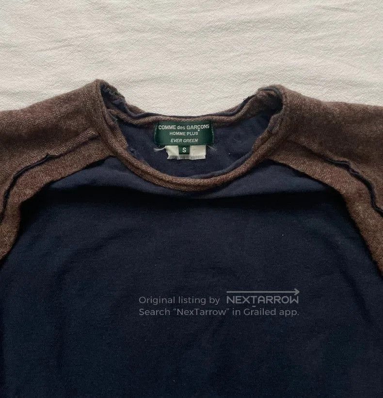 Comme des Garcons CdG Homme Plus Layered Cotton Wool Sweater Tee. Size US S / EU 44-46 / 1 - 3 Thumbnail