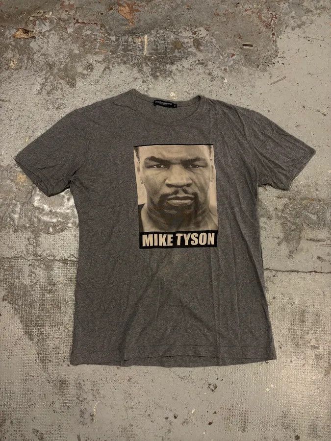 Dolce & Gabbana 2000s Dolce & Gabbana Grey Mike Tyson T-Shirt Size US M / EU 48-50 / 2 - 1 Thumbnail
