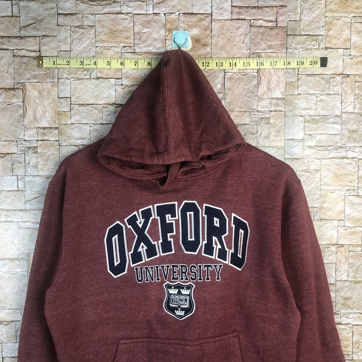Vintage Oxford University vintage Maroon Hoodie sweatshirt #A24 Size US XS / EU 42 / 0 - 2 Thumbnail