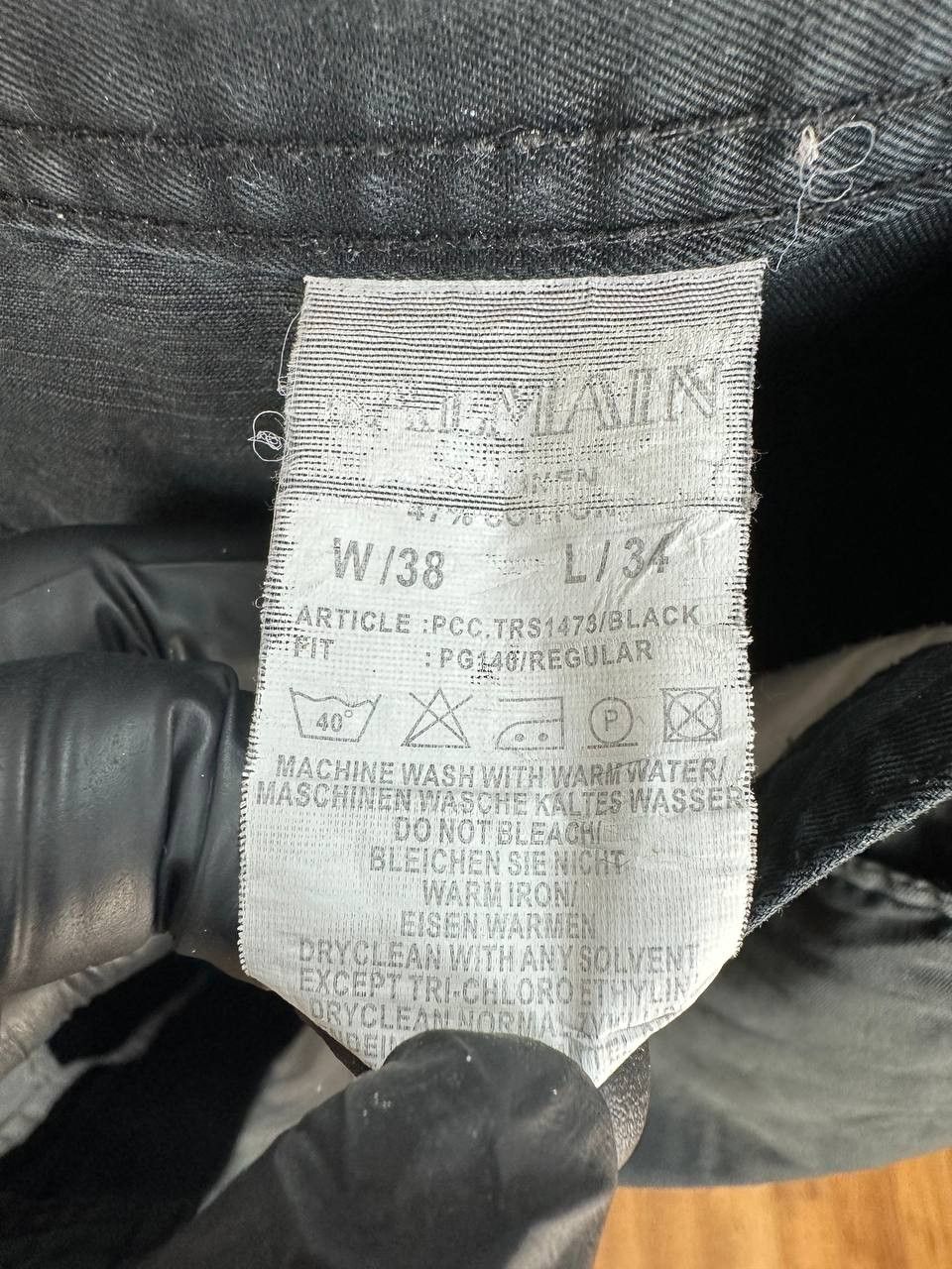 Balmain Balmain Paris Linen Blend Trousers Black Pants Regular Fit Size US 38 / EU 54 - 18 Thumbnail