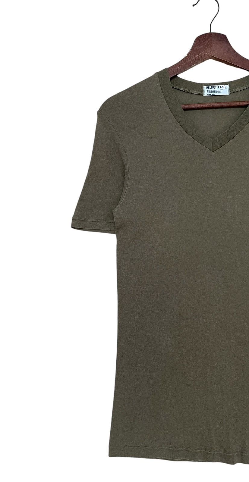Designer × Helmut Lang × Vintage Vintage Brand Helmut Lang Plain T-shirt 1990s Size US S / EU 44-46 / 1 - 5 Thumbnail