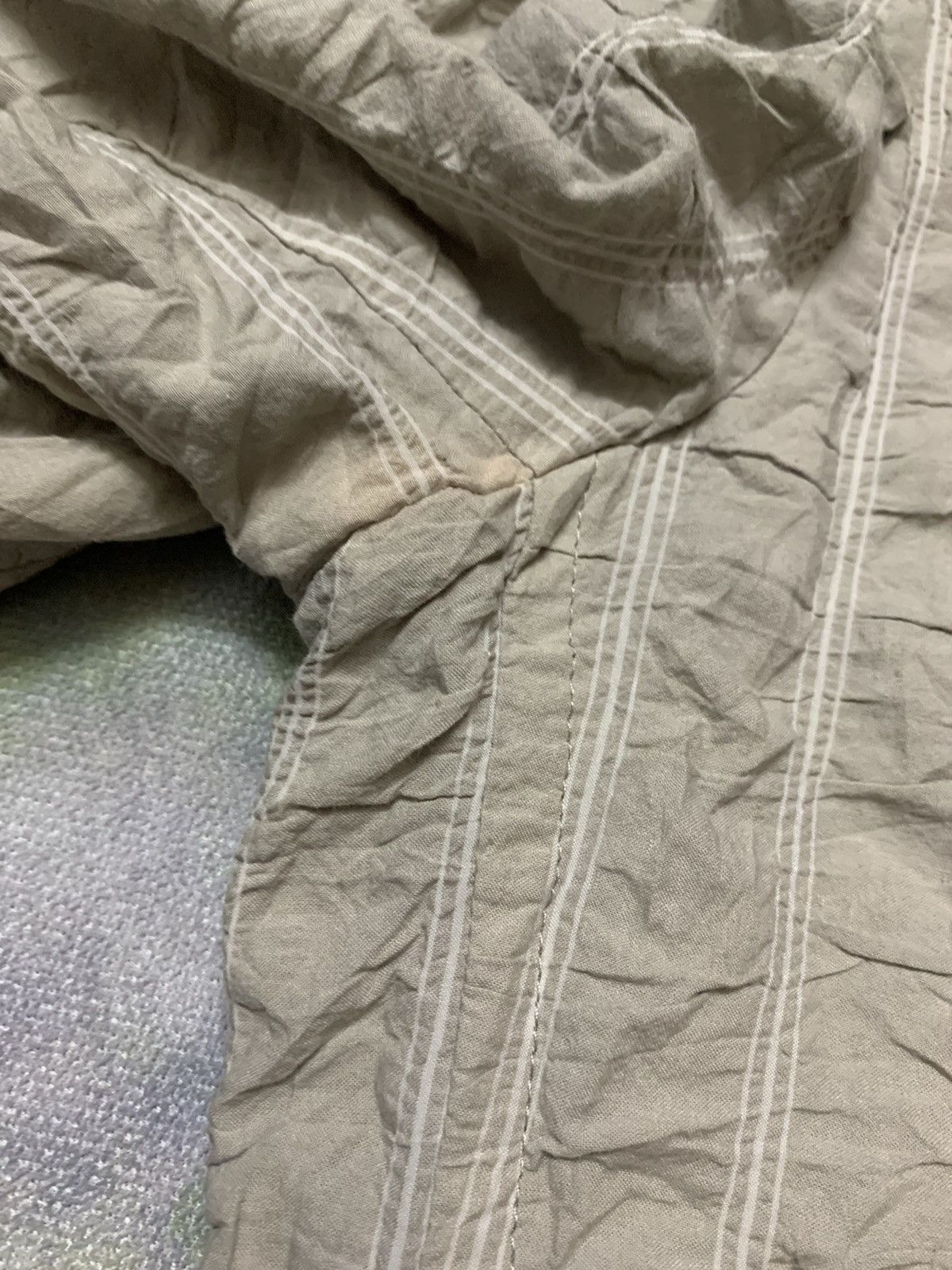 Issey Miyake Issey Miyake Men Wrinkled Design Coat Size US L / EU 52-54 / 3 - 9 Thumbnail