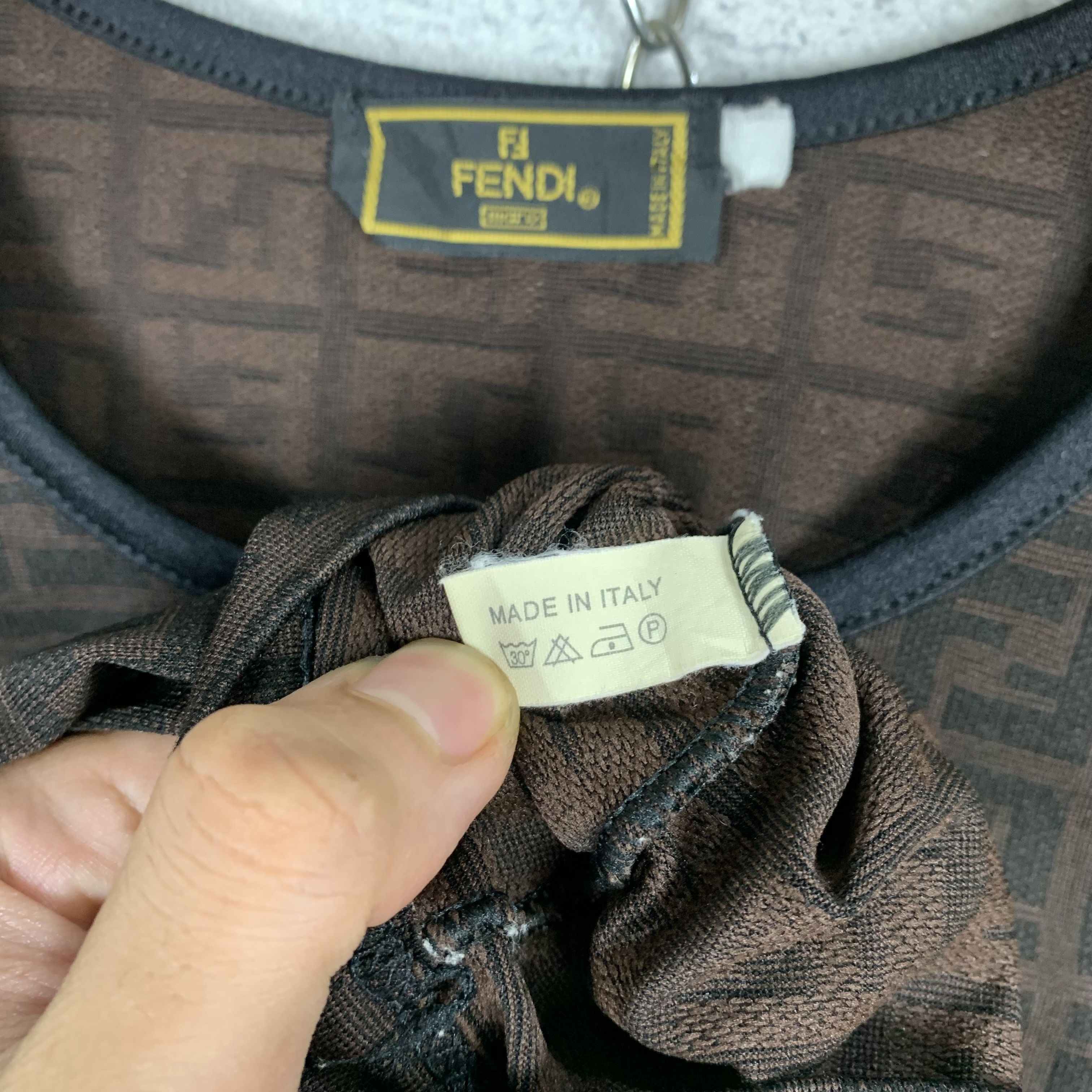 Fendi Vintage Fendi Monogram Top Size 42 Size M / US 6-8 / IT 42-44 - 7 Thumbnail