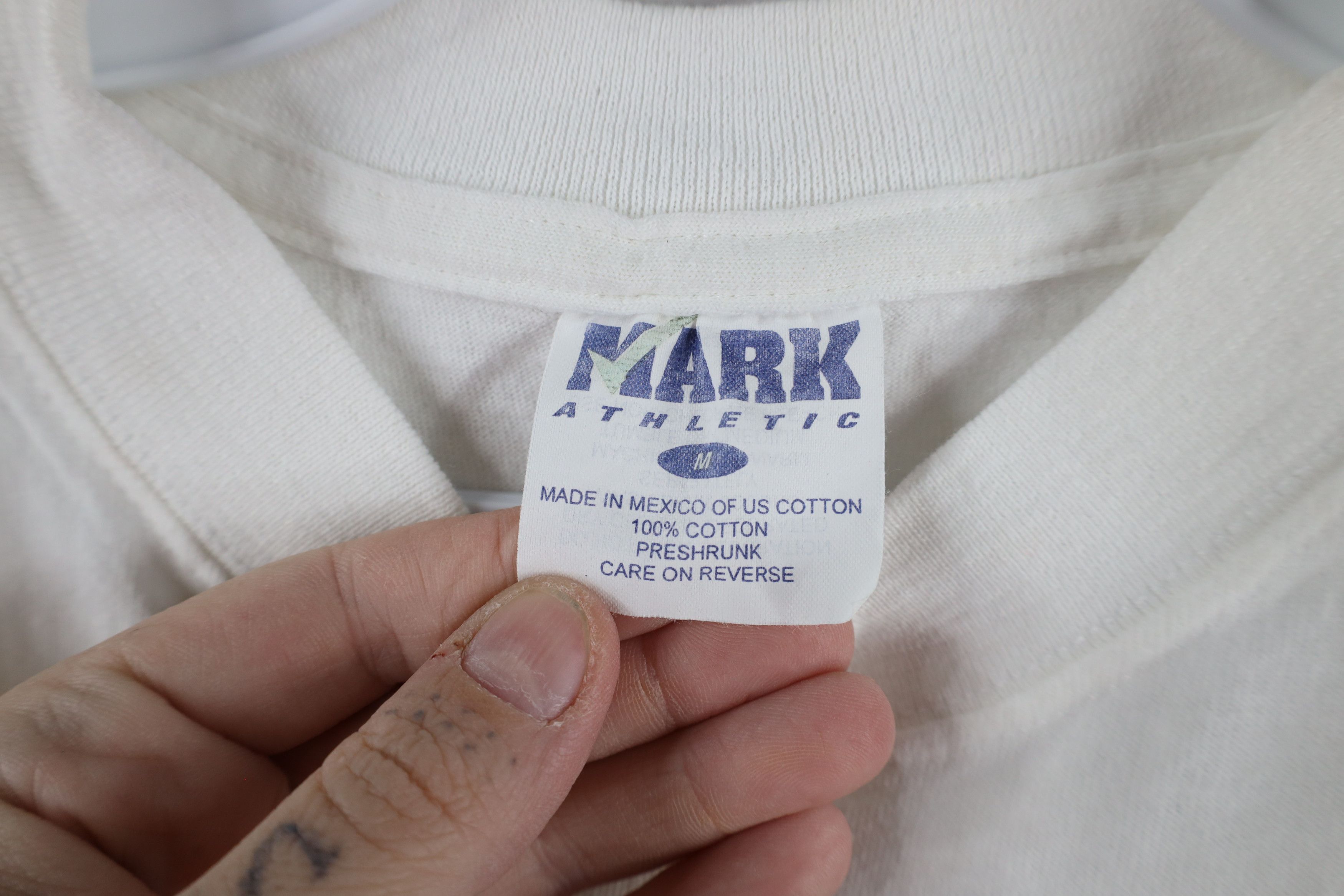 Vintage Vintage 90s Martial Arts America T-Shirt White Cotton Size US M / EU 48-50 / 2 - 8 Thumbnail