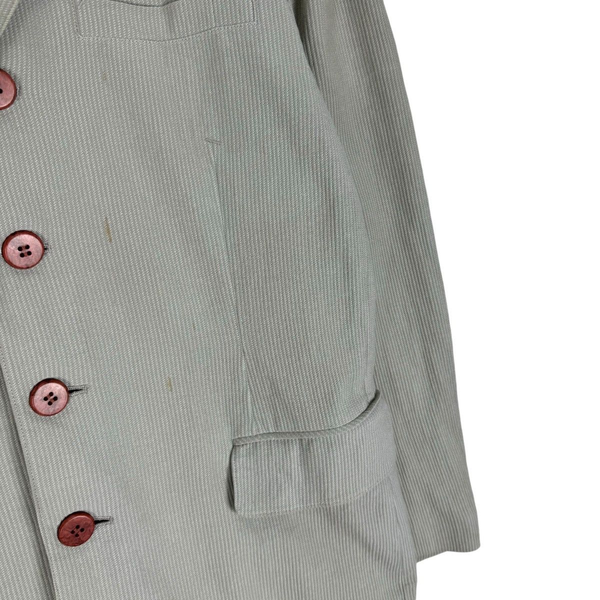 Jean Paul Gaultier ❄️JPG HOMME HICKORY BLAZER COAT Size US M / EU 48-50 / 2 - 5 Thumbnail