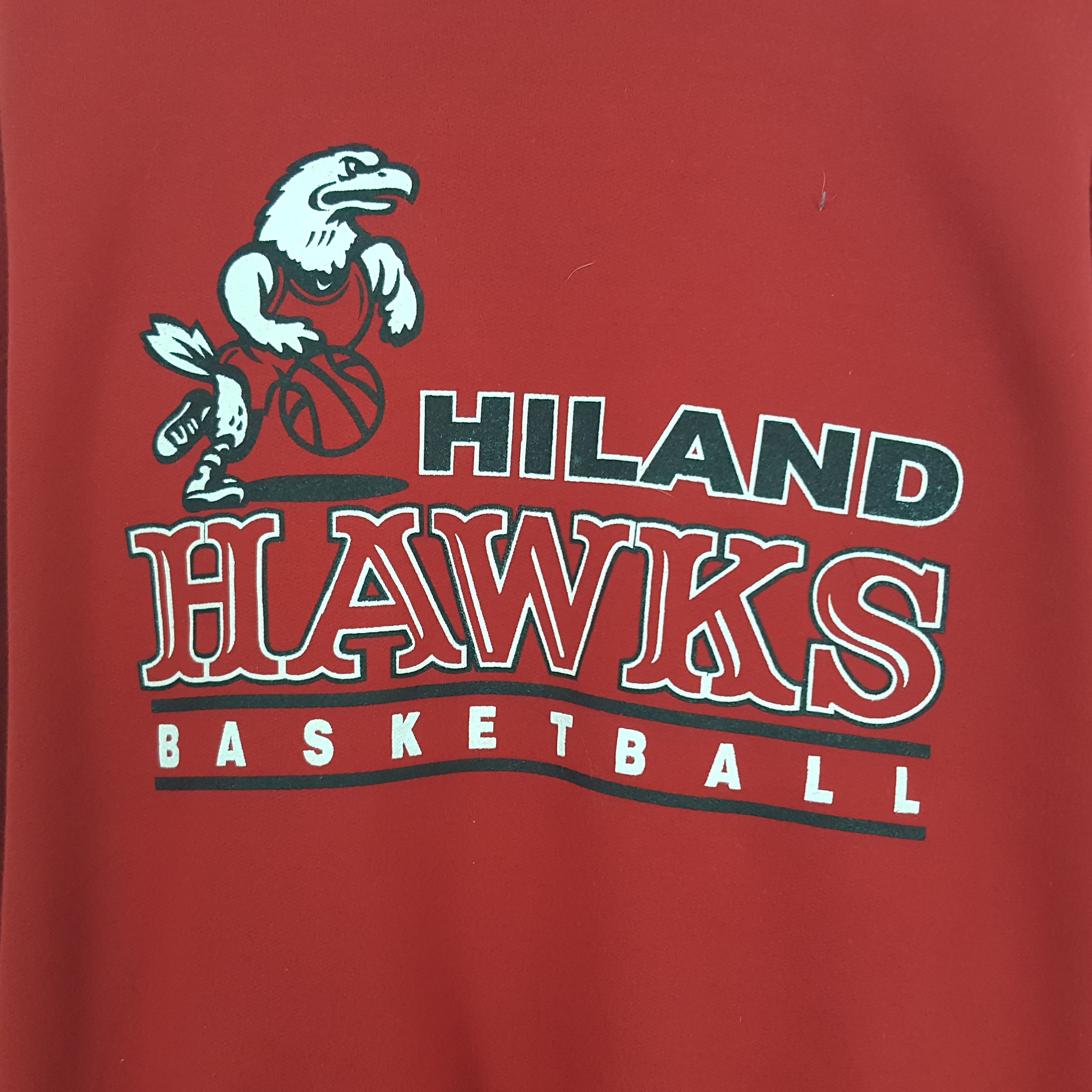 Vintage Hiland Hawks Basketballs Sweatshirt