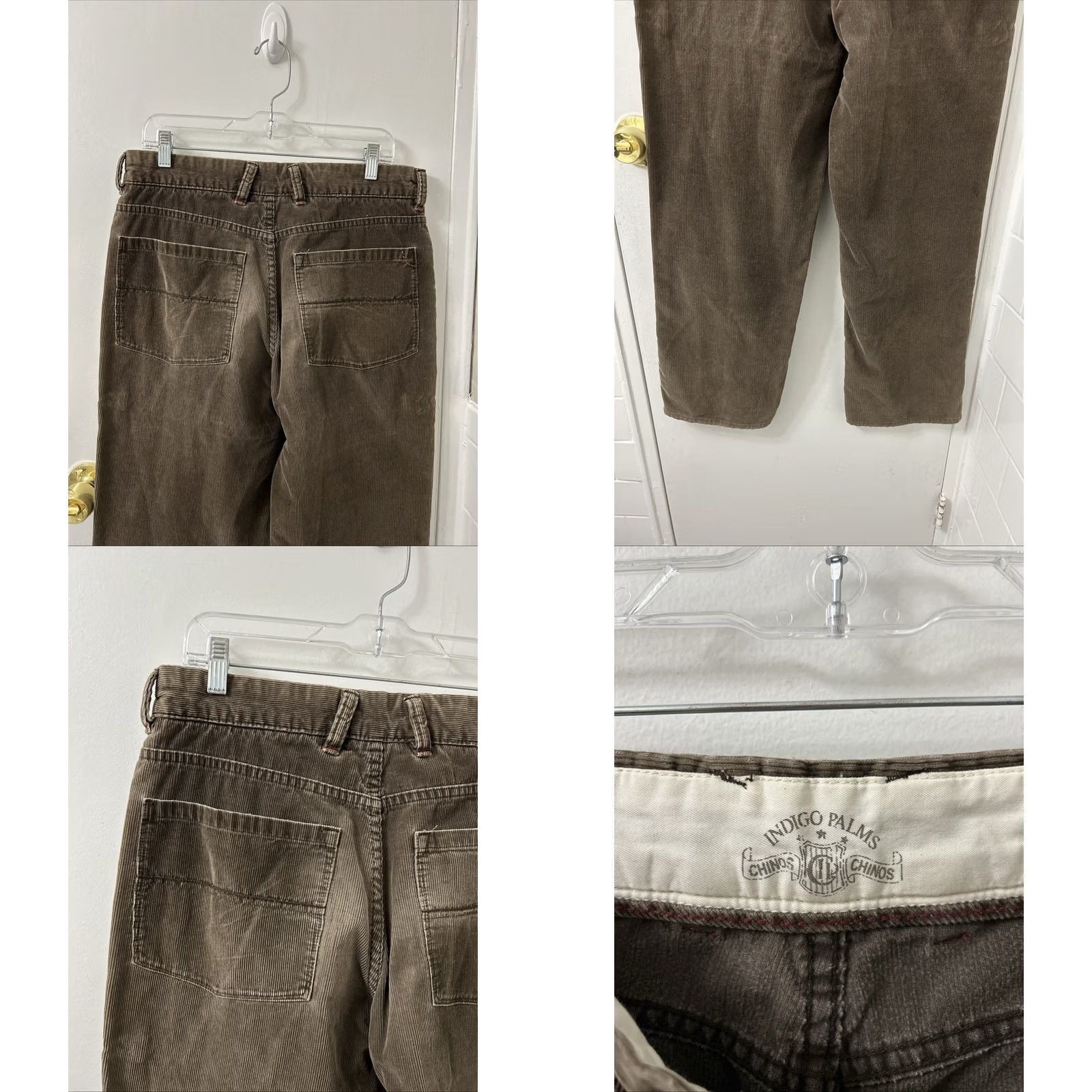 Tommy Bahama Indigo Palms Company Corduroy Chino Pants Mens 34x29 Brown Straight Leg Casual Workwear Vintage No Size US 34 / EU 50 - 8 Thumbnail