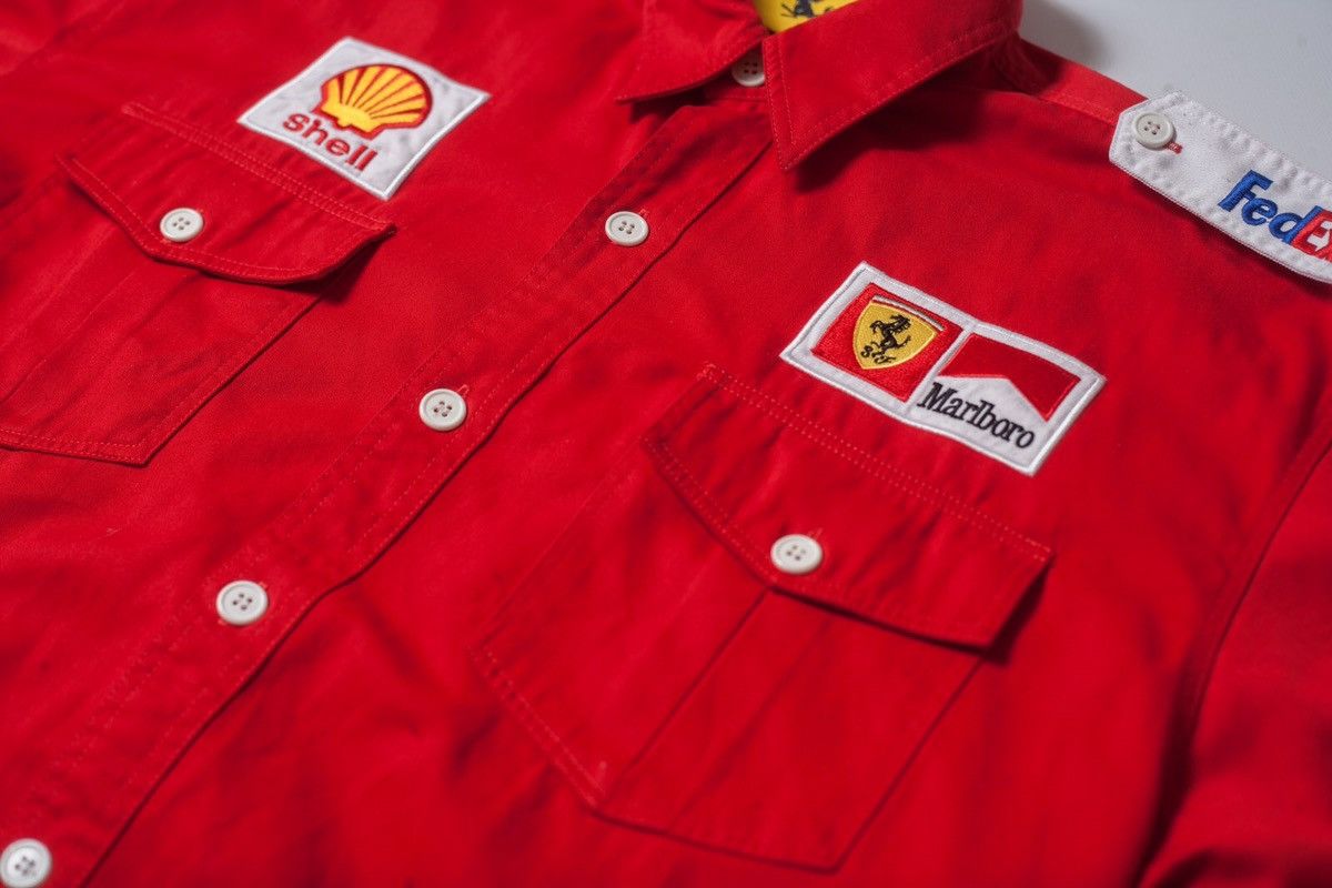 Ferrari Ferrari F1 Rare Vintage Racing Team Official Shirt Size US XXL / EU 58 / 5 - 5 Thumbnail