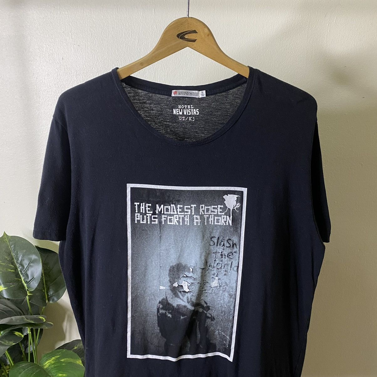 14th Addiction × 20471120 × Japanese Brand Japanese Brand The Modest Rose Puts Forth A Thorn Tee Size US L / EU 52-54 / 3 - 2 Thumbnail