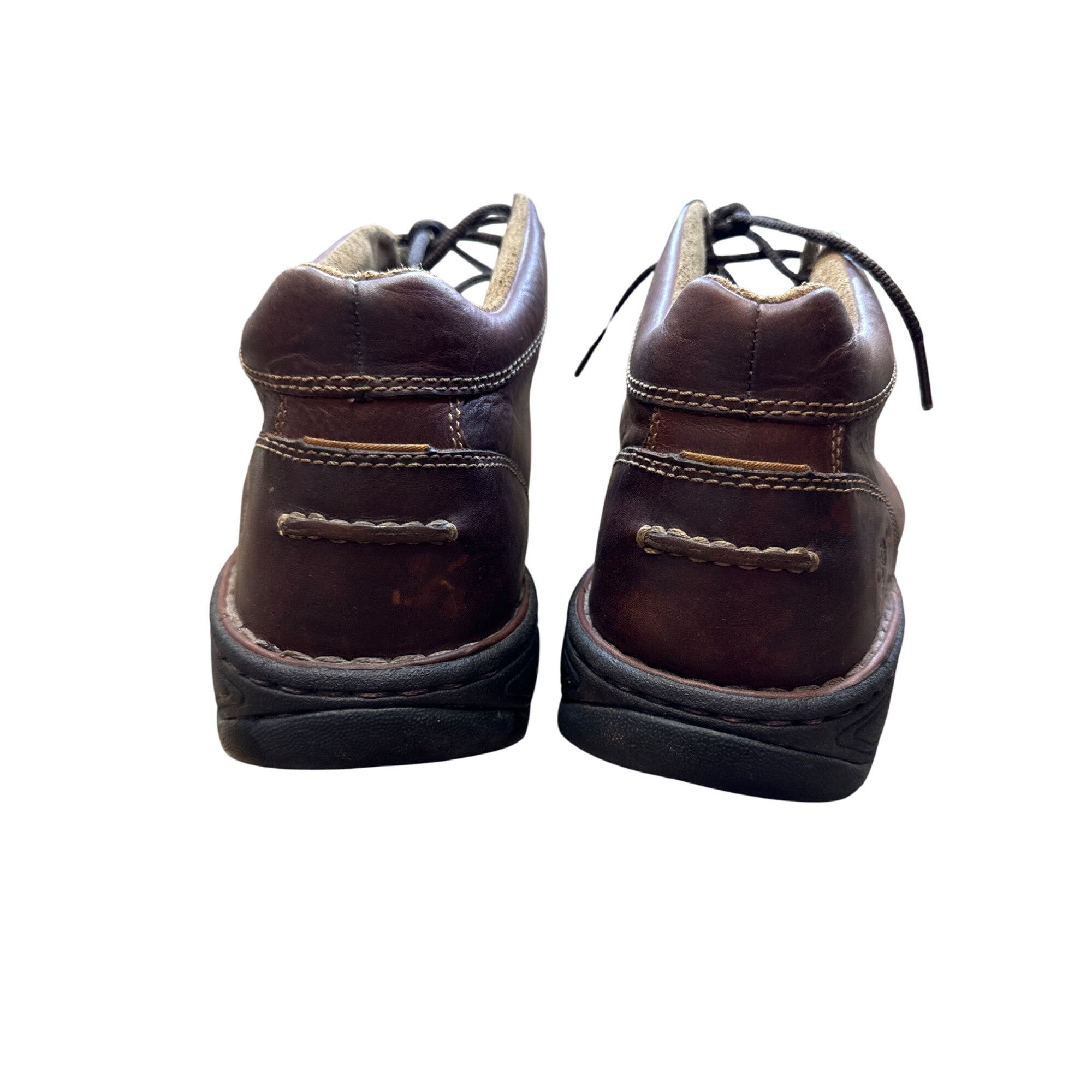 Timberland Timberland Mens Brown Leather chukka ankle boots 12M SKU 683 Size US 12 / EU 45 - 7 Thumbnail