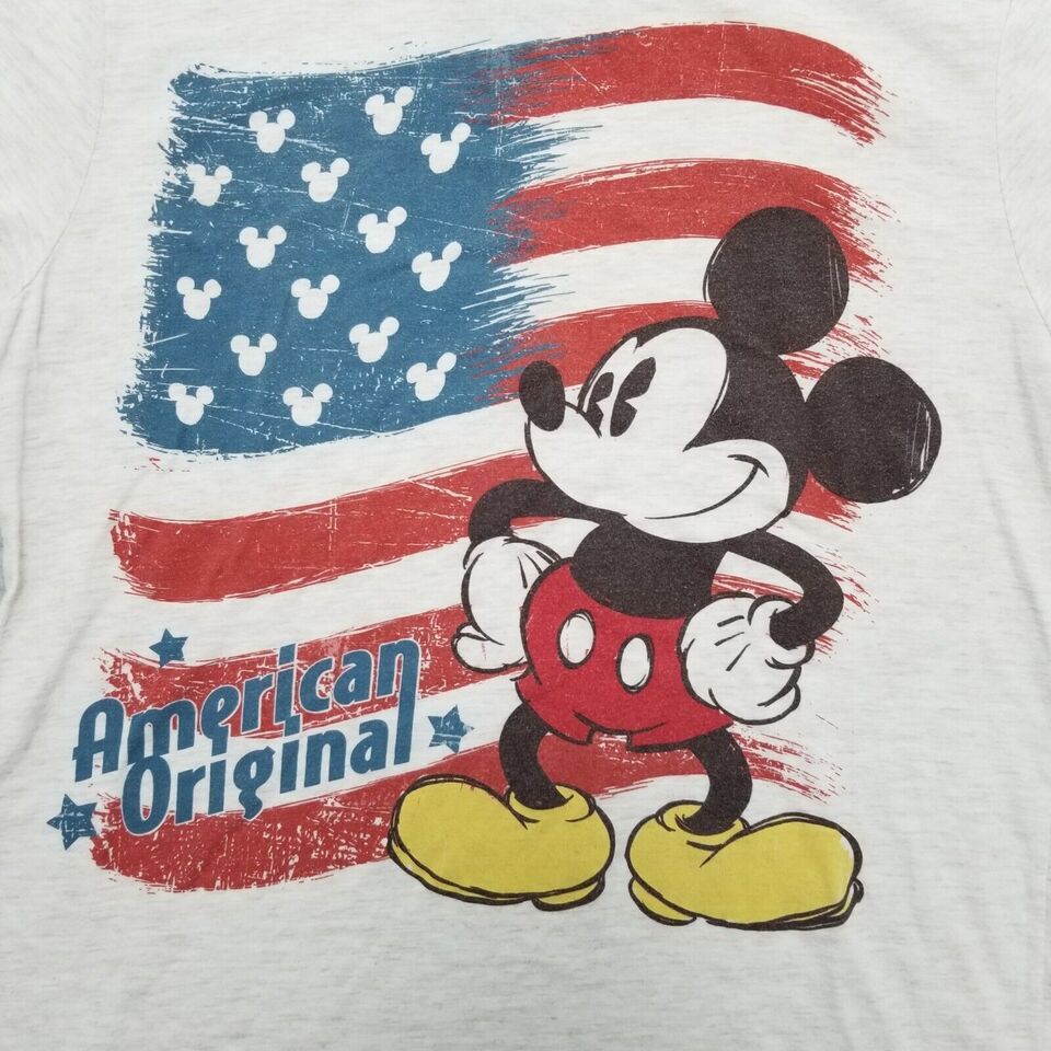 Disney Disney Mickey Mouse Shirt Men Small Flag American Original Size US S / EU 44-46 / 1 - 2 Thumbnail