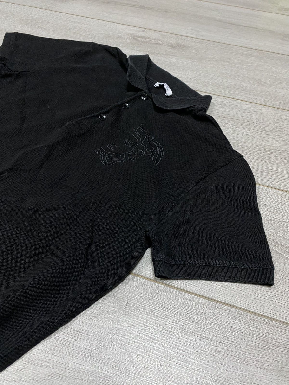 Versace Versace vintage half Medusa logo polo Size US L / EU 52-54 / 3 - 3 Thumbnail