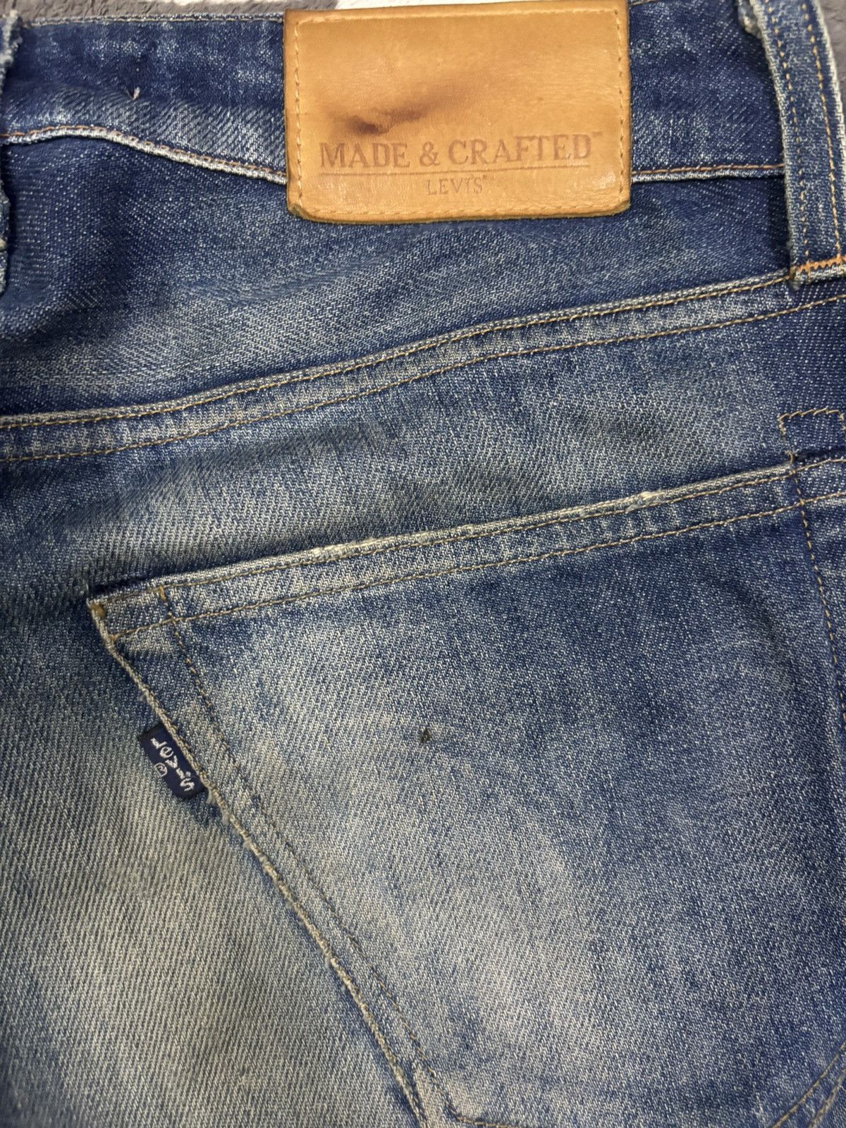 Levi's Levis Made & Crafted TackSlim Distressed Jeans Made in italy Size US 29 - 11 Thumbnail