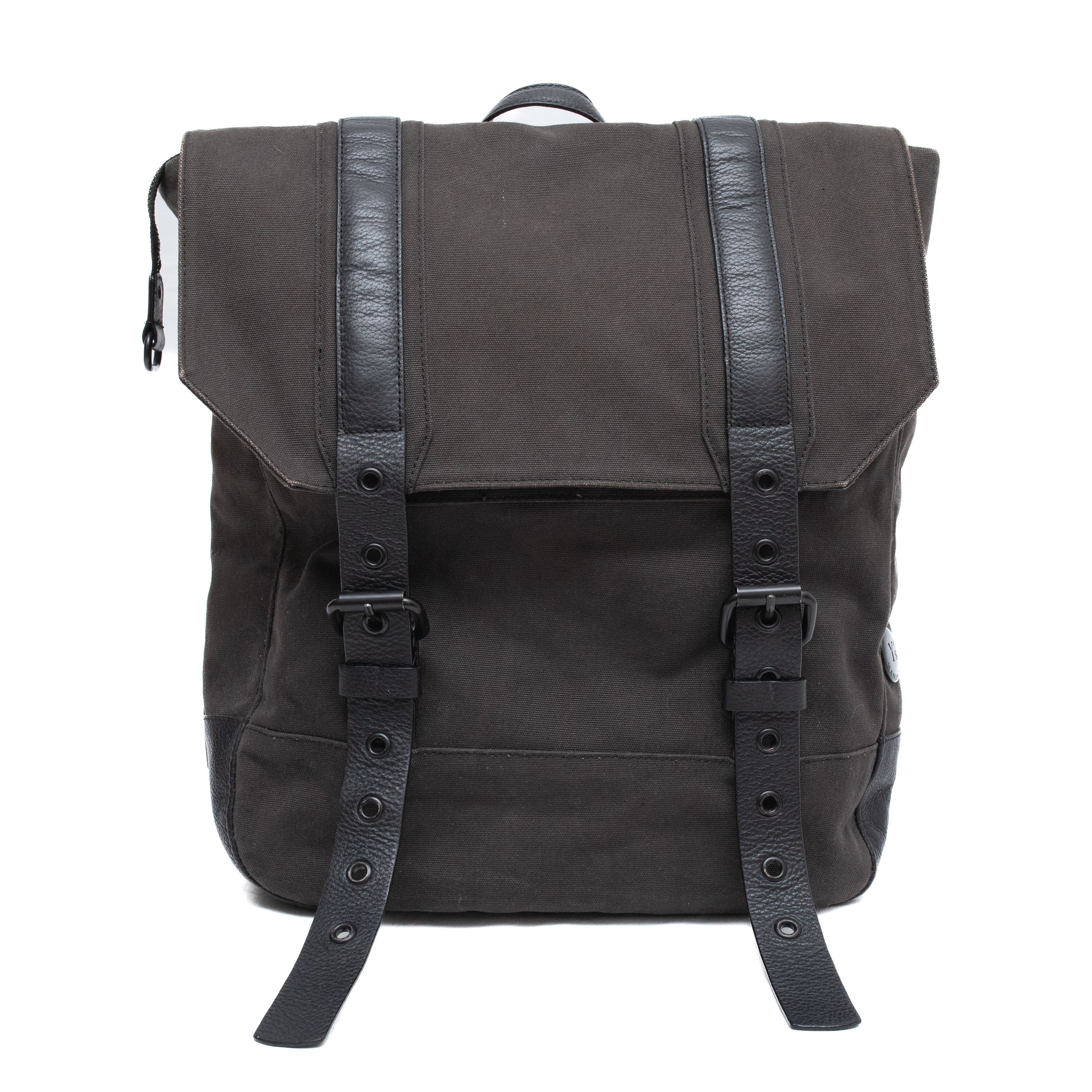 Y's Y’s MANDARINA Canvas Backpack w Leather Detail Size ONE SIZE - 7 Thumbnail