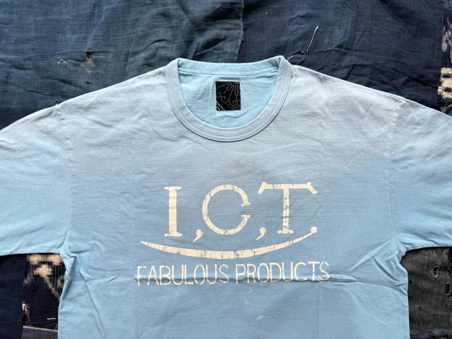 Visvim VISVIM 26SS JUMBO TEE S/S CRASH Washed Print Blue Size US S / EU 44-46 / 1 - 3 Thumbnail