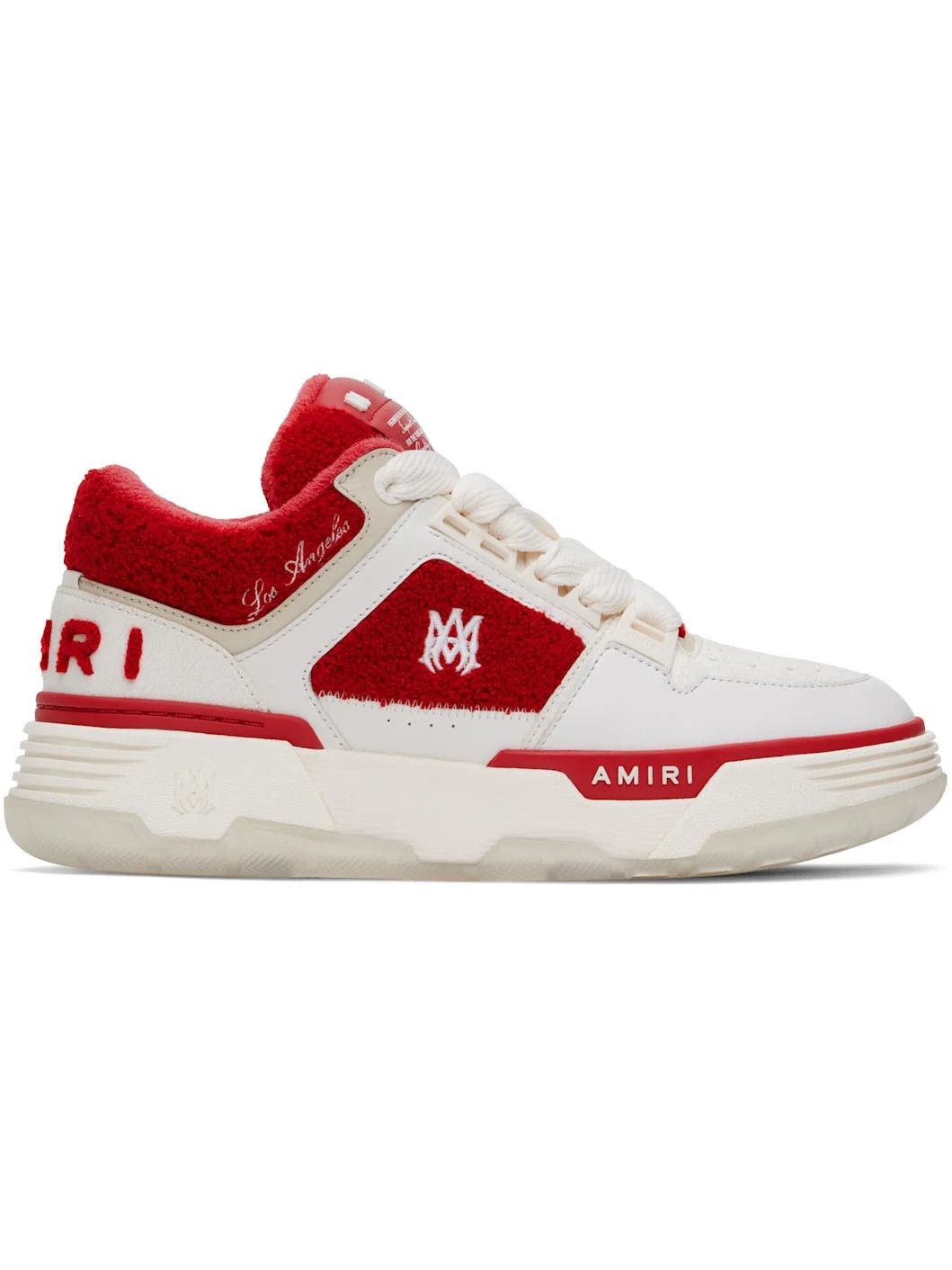 Amiri o1orln0326 MA-1 Sneakers in White/Red Size US 14 / EU 47 - 1 Thumbnail