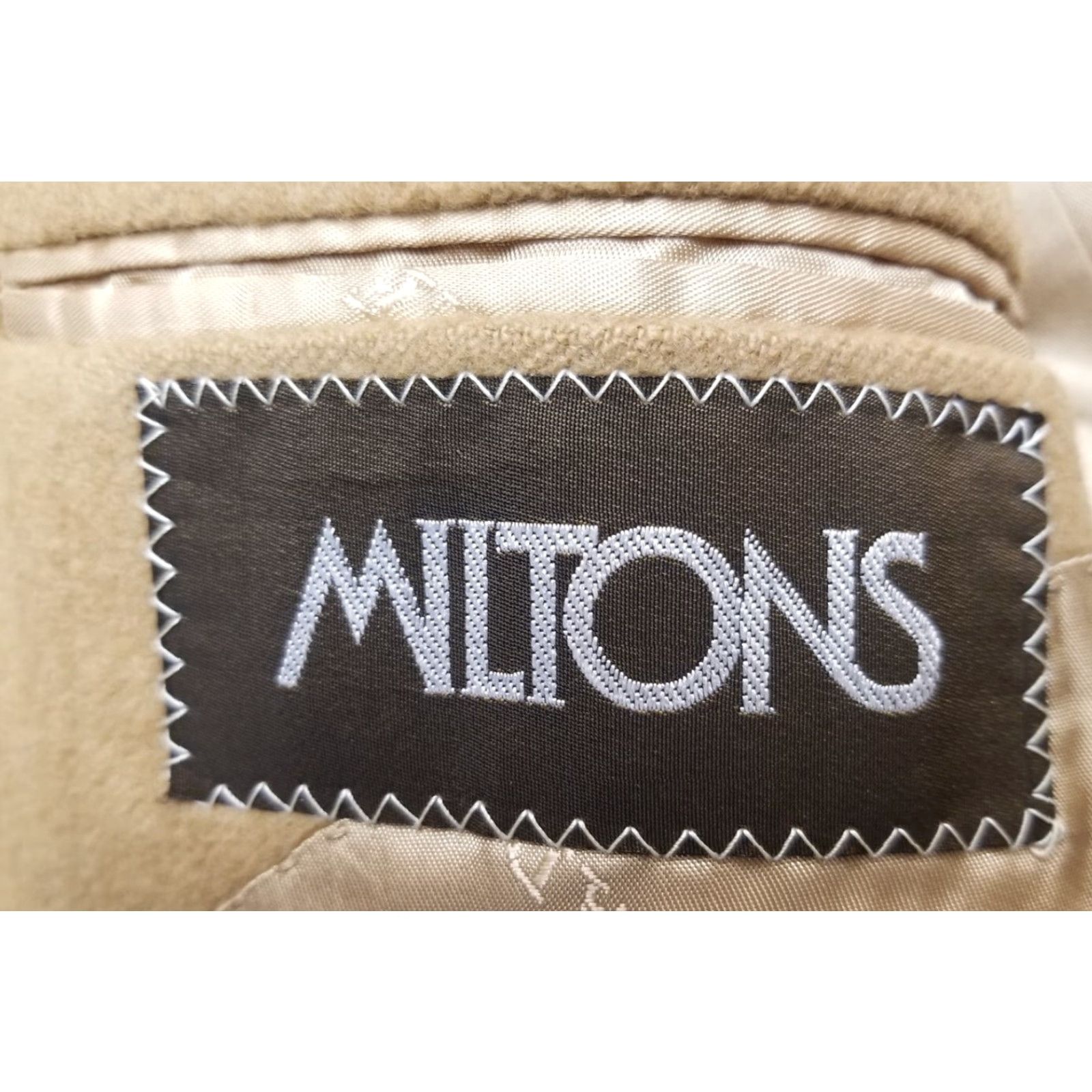 J.Crew VINTAGE Miltons Adolfo Couture Blazer Mens Medium Camel Hair Union Made USA Jacket Size 40R - 6 Thumbnail
