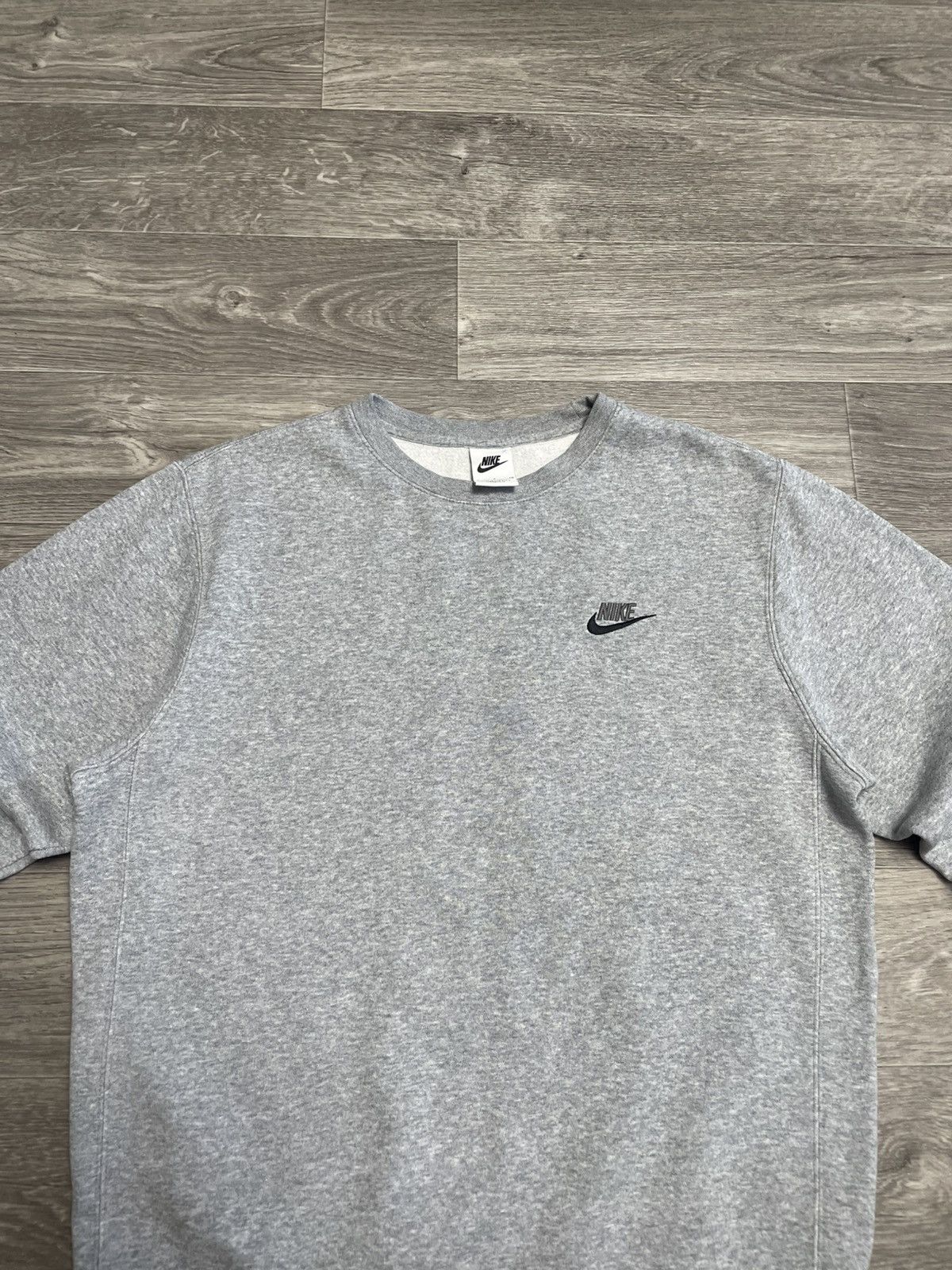 Nike Nike Gray Basic Sweatshirt Y2K Size US S / EU 44-46 / 1 - 2 Thumbnail