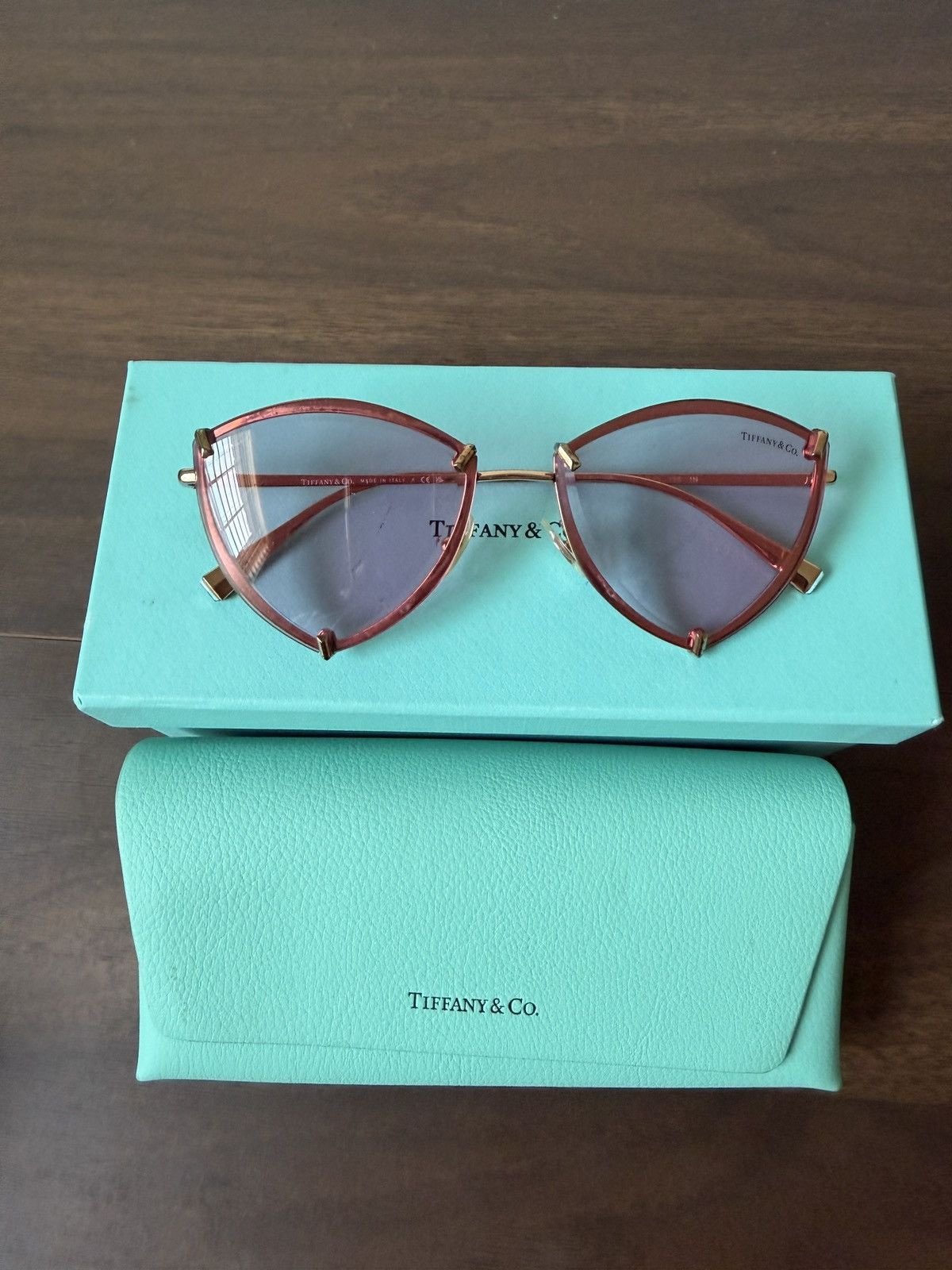 Tiffany & Co. Tiffany & Co Pink Tinted Glasses Size ONE SIZE - 1 Thumbnail