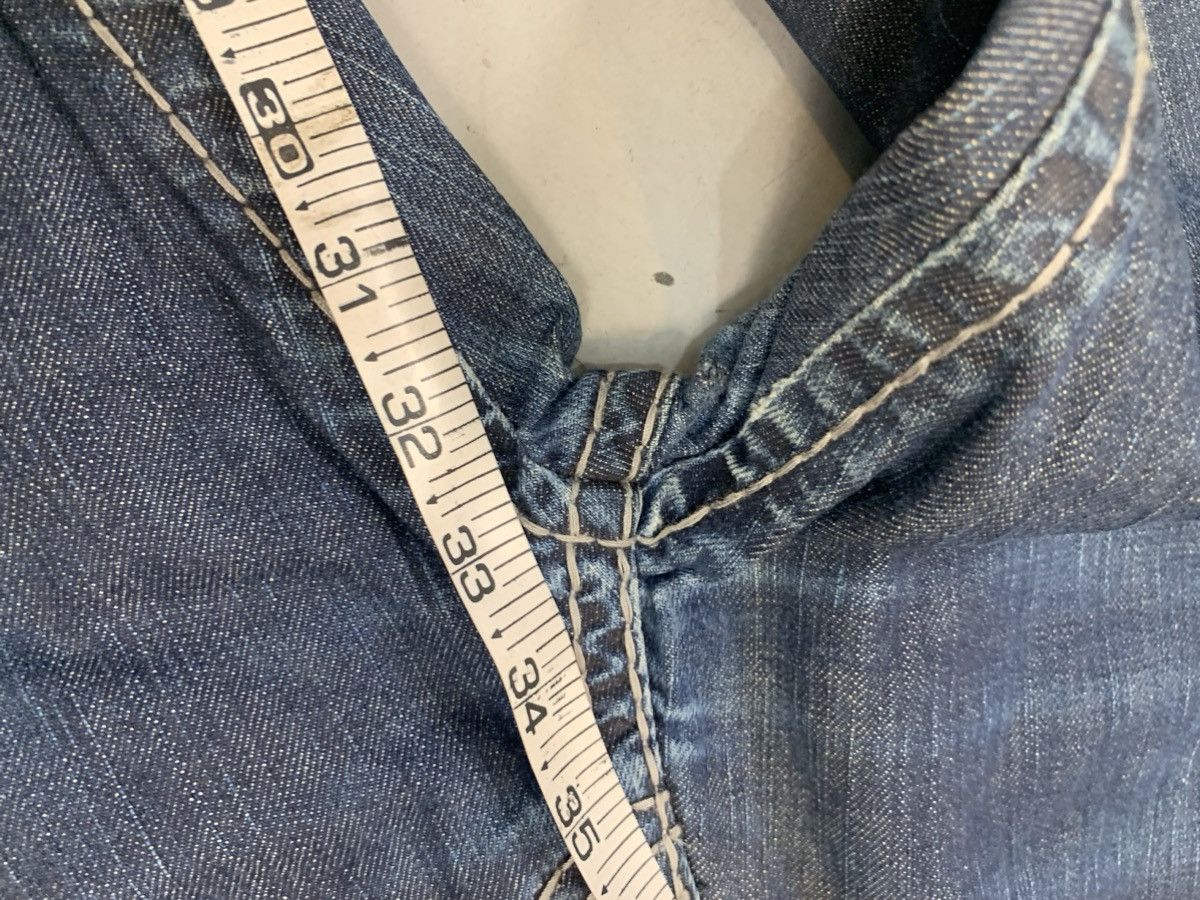 Japanese Brand Vintage Evisu inspired denim bootcut fit Size US 30 / EU 46 - 13 Thumbnail