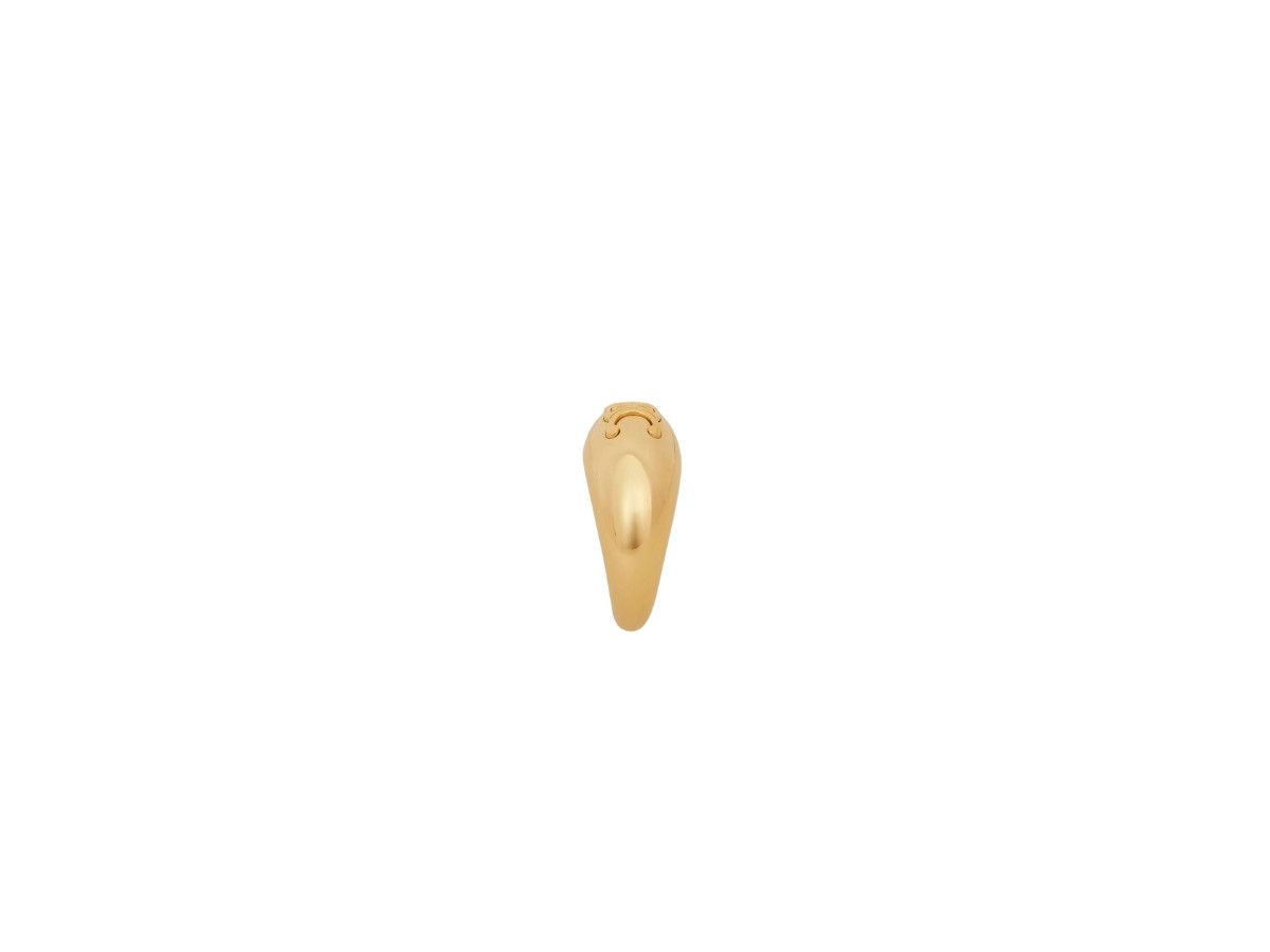 Celine o1loc1c0226 Size :OS/Triomphe Bold Ring In Brass in Golden Size ONE SIZE - 3 Thumbnail