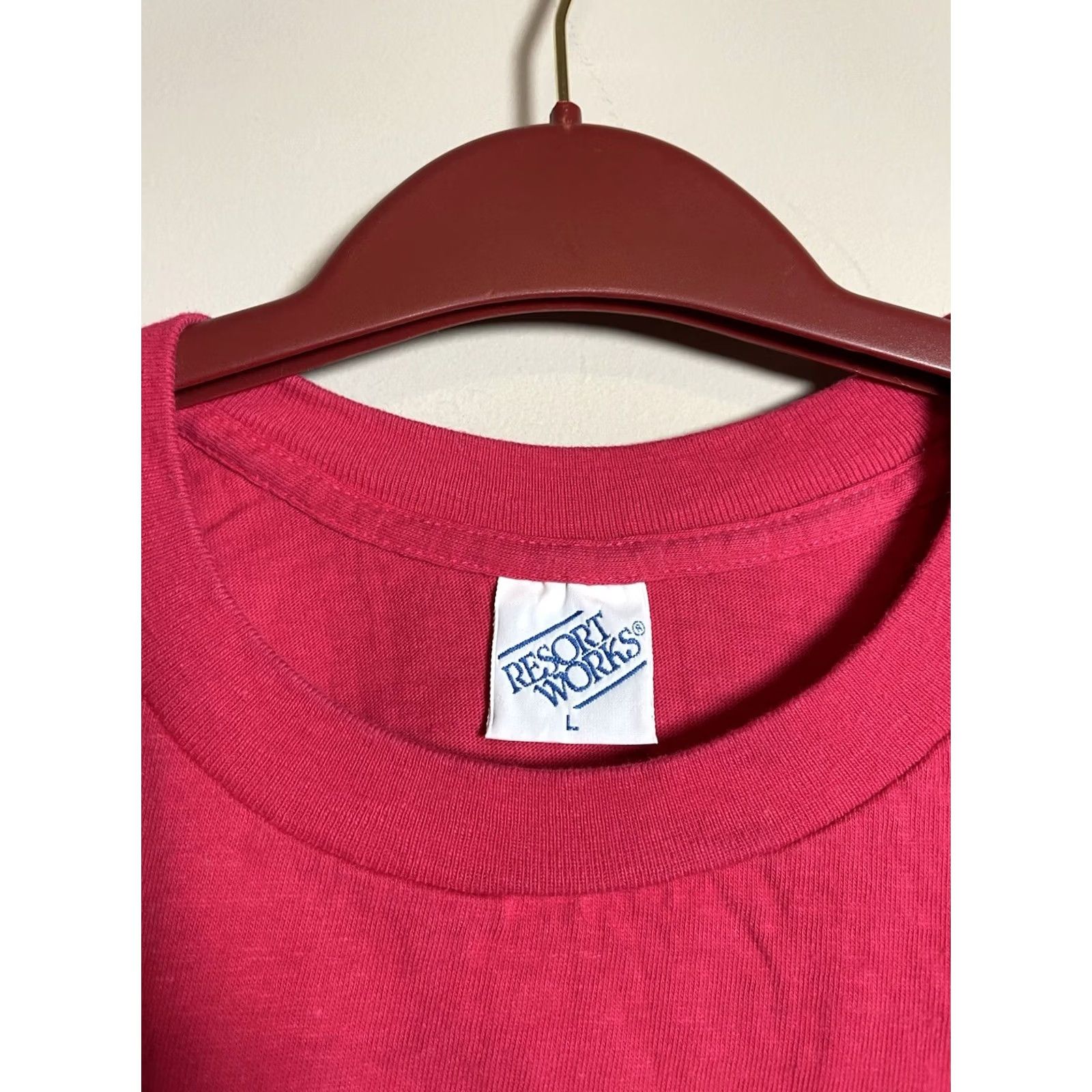 Vintage VINTAGE 80s Screen Stars T-Shirt Destin Florida Red Cotton Short Sleeve Crew Neck Men L Size US L / EU 52-54 / 3 - 4 Thumbnail