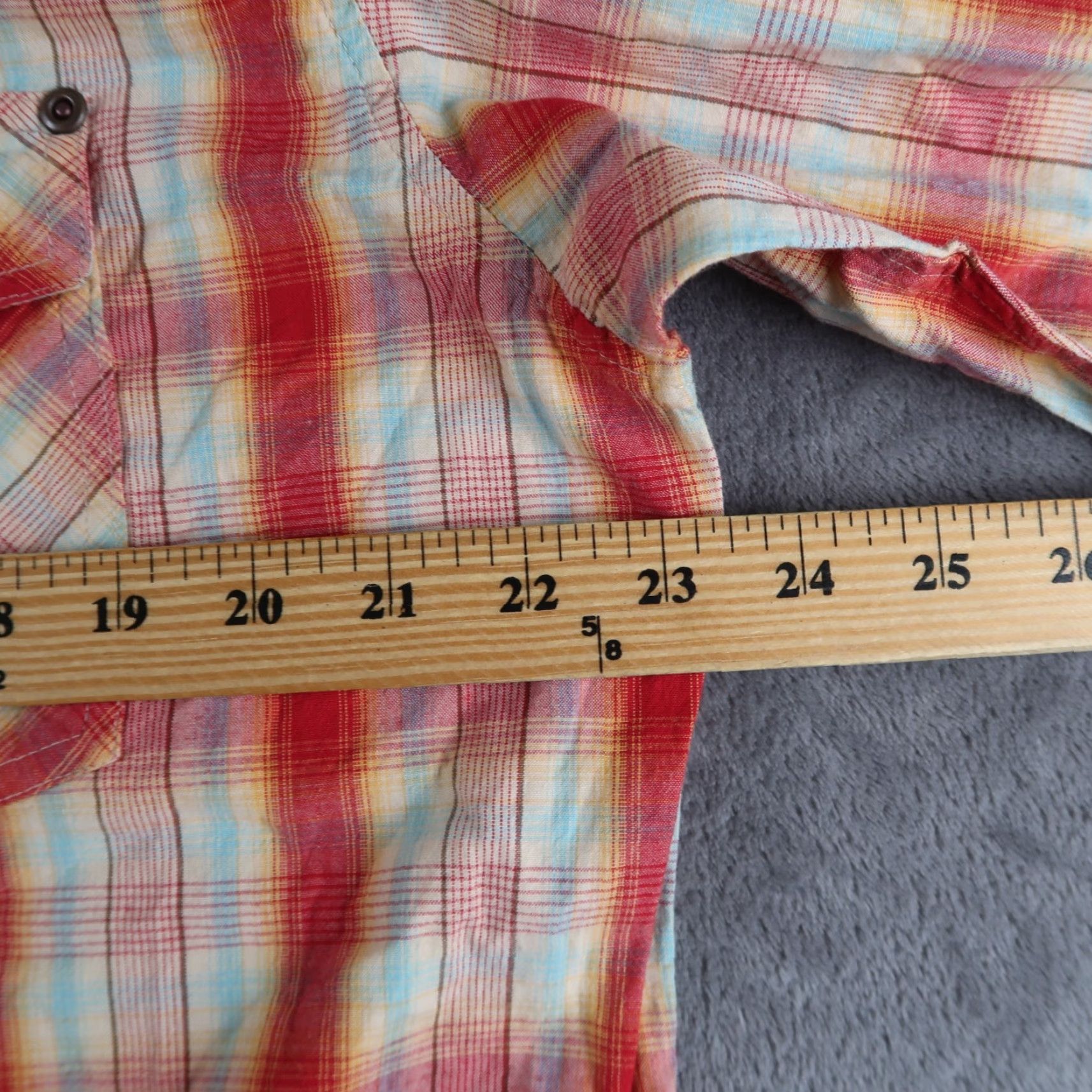 CO TP Saddle Blanket & Trading Co Shirt Mens L Red Long Sleeve Western Snap Shirt Size US L / EU 52-54 / 3 - 5 Thumbnail