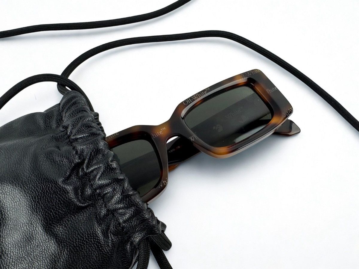 Off-White OFF WHITE TURTOISE ARTHUR SUNGLASSES Size ONE SIZE - 2 Thumbnail