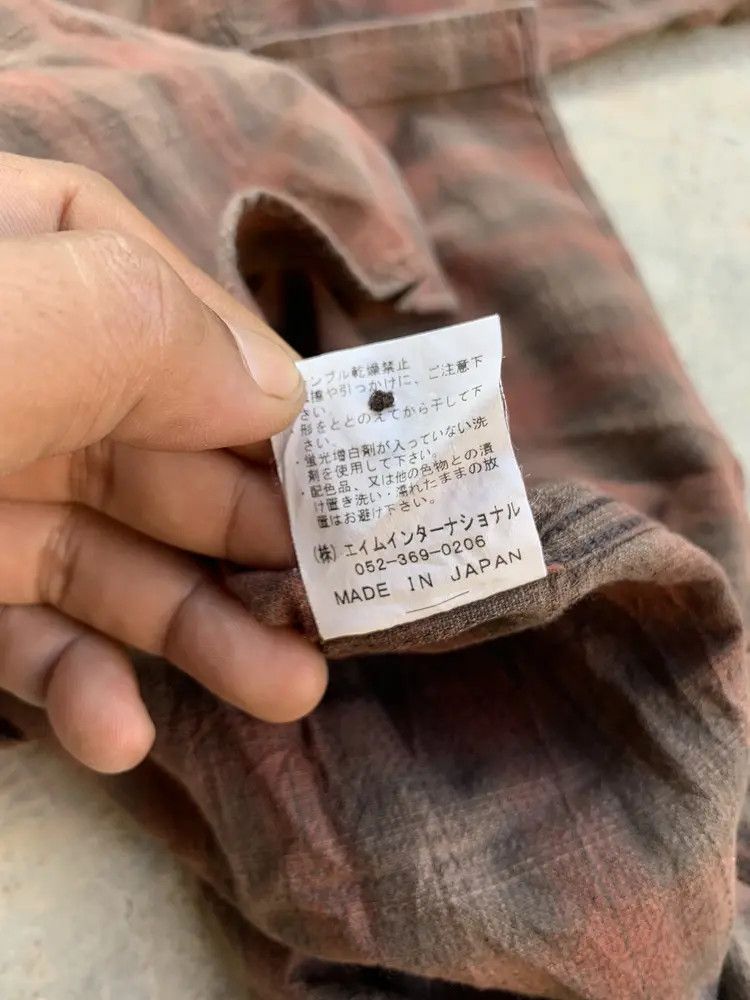 Ego Tripping Ego Tripping Japan shadow plaid western flannel shirt Size US S / EU 44-46 / 1 - 15 Thumbnail