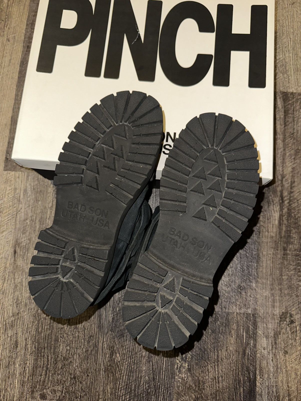Bad Son Badson Pinch Boots Dark Grey Suede Size US 8 / EU 41 - 4 Thumbnail