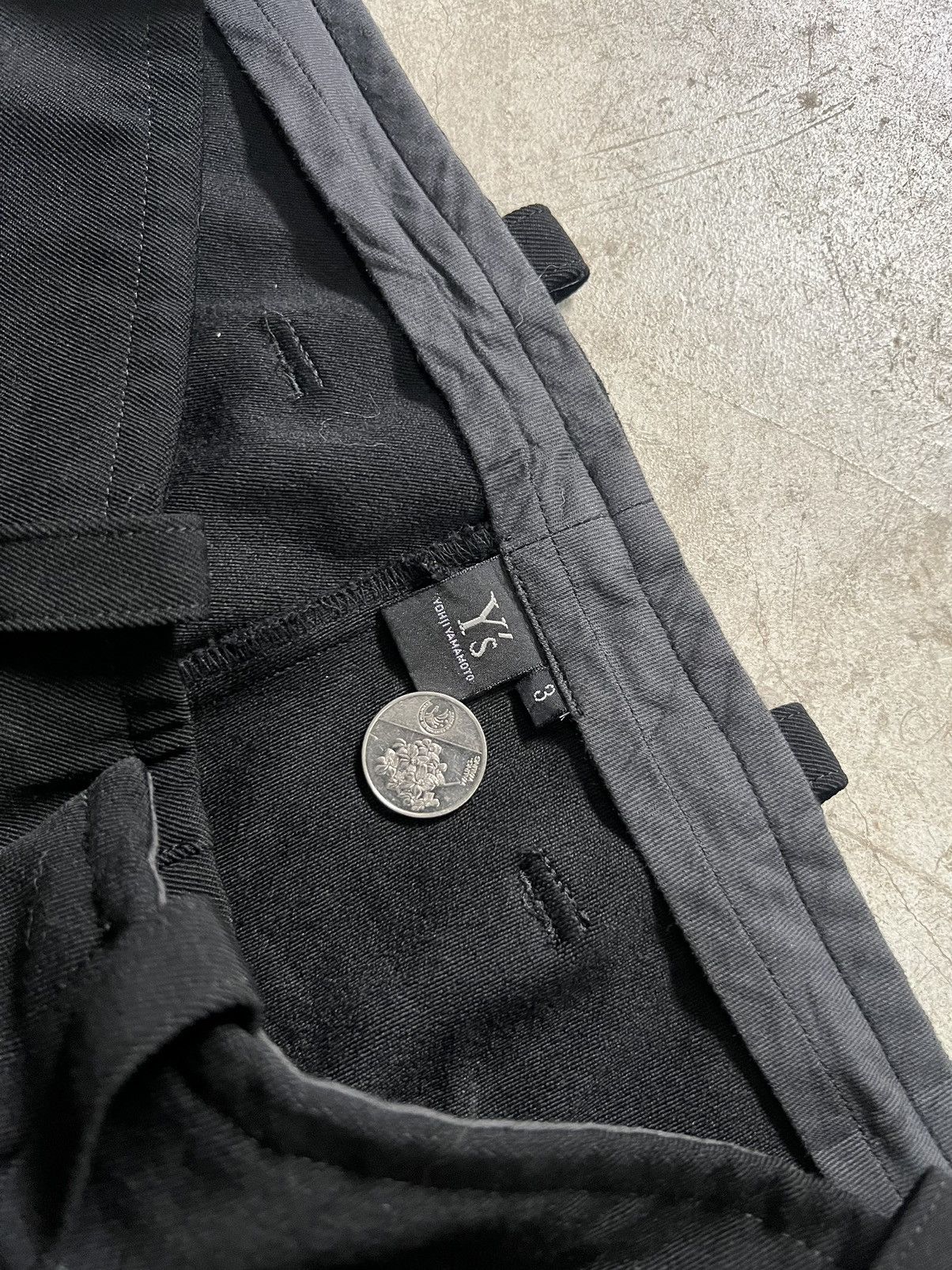 Y's × Y's for Men × Yohji Yamamoto Y’s Yohji Yamamoto Mens No Waist Belt Trouser Pants Size US 31 - 5 Thumbnail