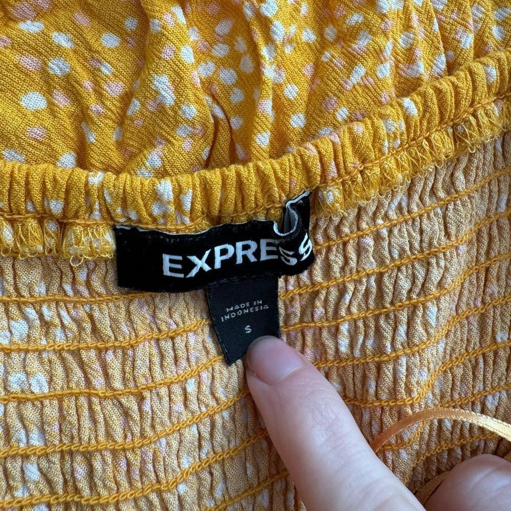 Express Express SZ S yellow maxi dress Size S / US 4 / IT 40 - 6 Thumbnail