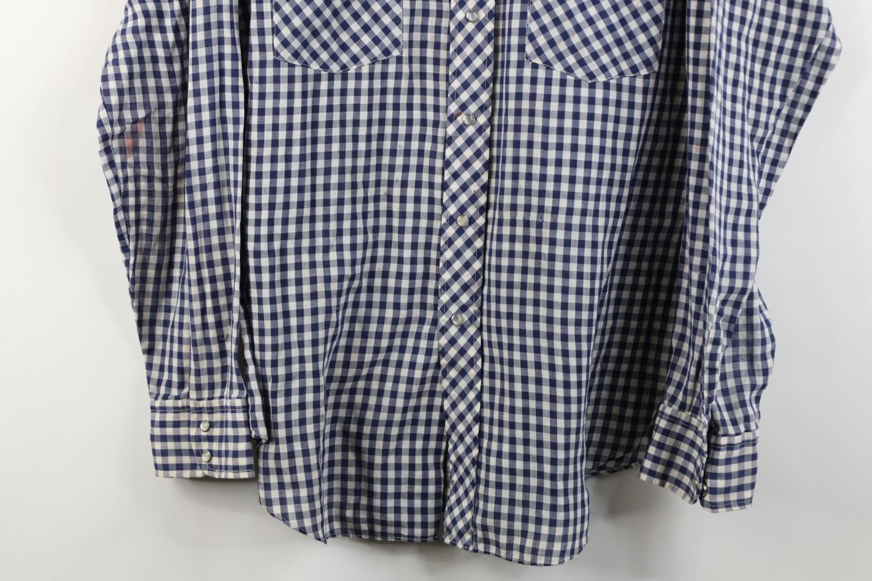 Vintage Vintage 70s Rockabilly Western Cowboy Snap Button Shirt Size US XL / EU 56 / 4 - 3 Thumbnail