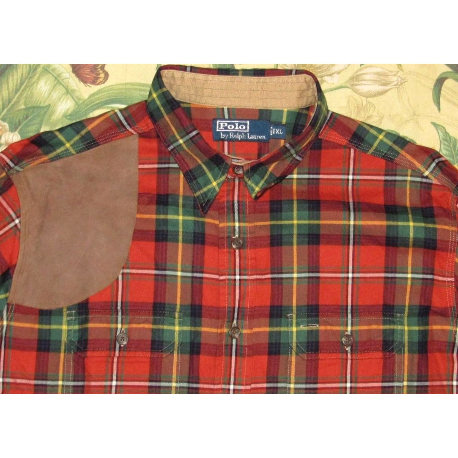 Ralph Lauren Vtg Polo Ralph Lauren Plaid Long Sleeve Shooting Shirt XL Mens Size US XL / EU 56 / 4 - 2 Thumbnail