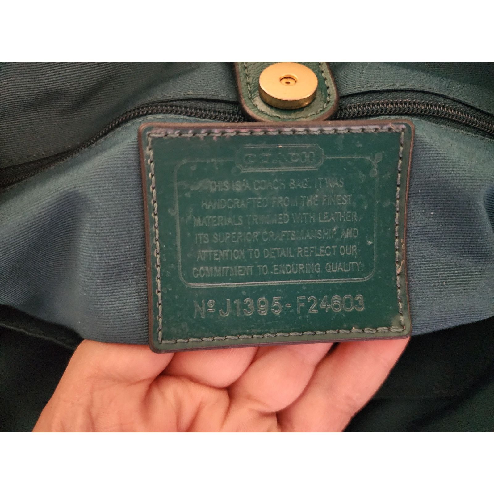 Coach Peyton Signature Jordan double zip Carry-All (COACH F24603) Size ONE SIZE - 6 Thumbnail