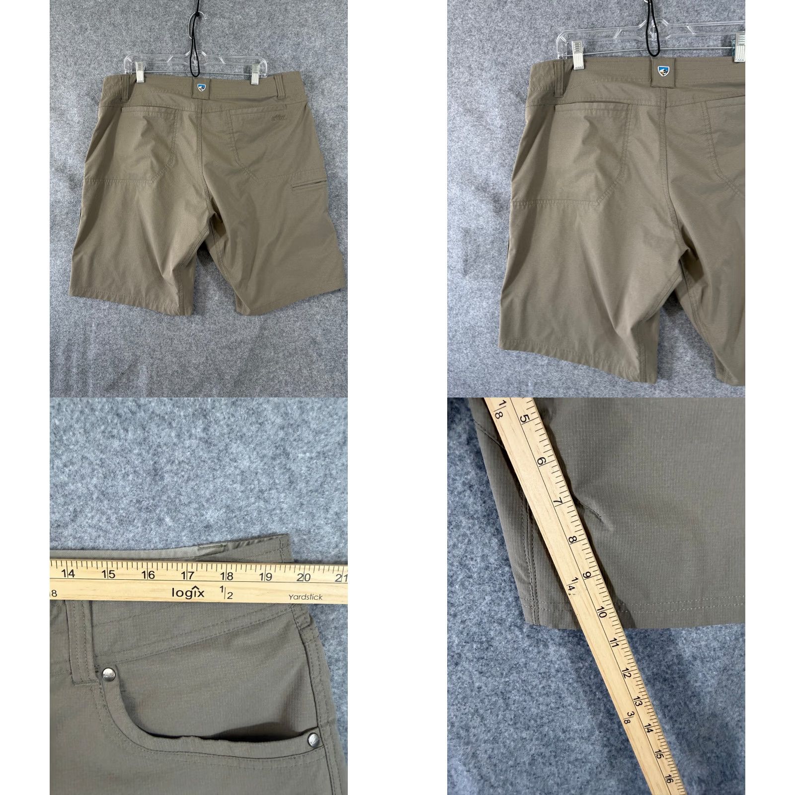 Vintage Kuhl Silencr Cargo Shorts Mens 40 Khaki Beige Outdoor Ripstop Pockets Casual Travel Size US 40 / EU 56 - 9 Thumbnail