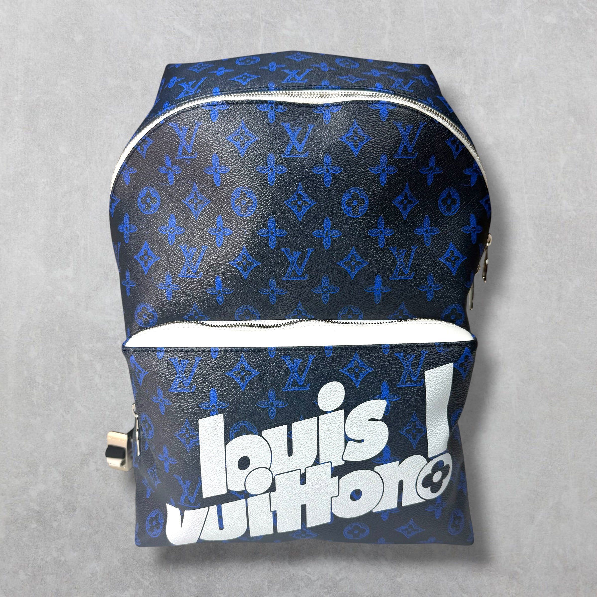 Louis Vuitton Louis Vuitton Discovery Backpack Blue Size ONE SIZE - 1 Thumbnail