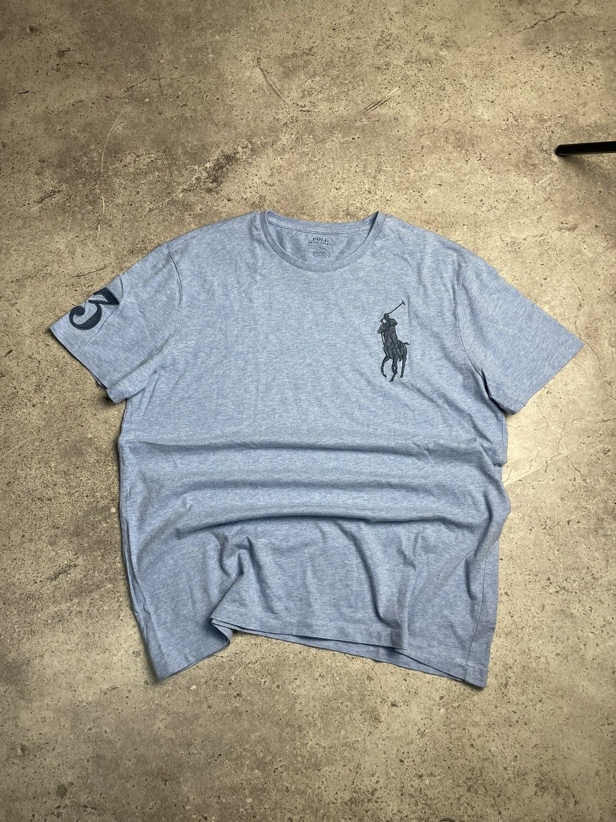 Polo Ralph Lauren Vintage Polo Ralph Lauren Number 3 Polo T-Shirt Size US M / EU 48-50 / 2 - 1 Thumbnail