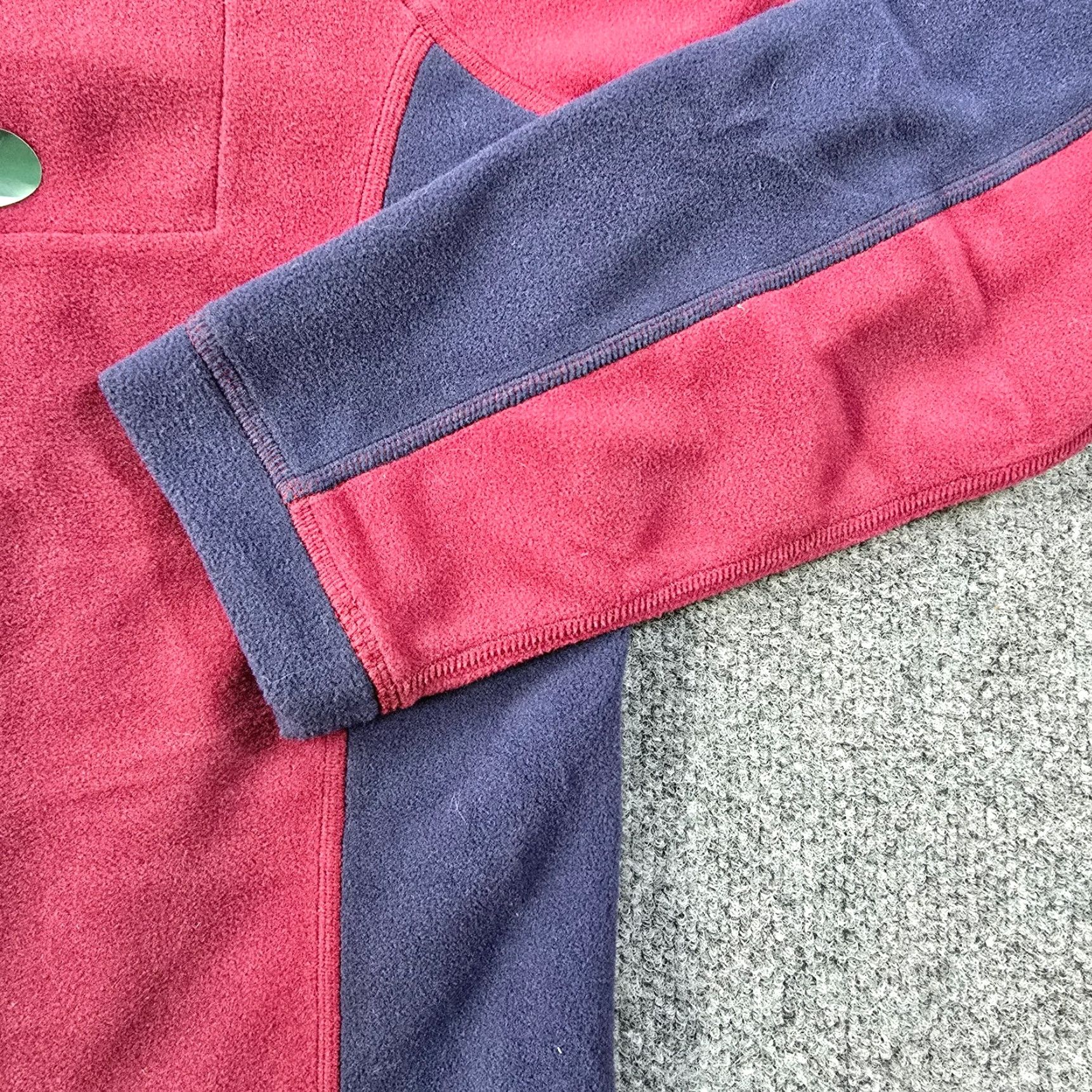 Vintage LL Bean Mens Large Red Fleece 1/4 Zip Performance Long Sleeve Shirt Sweatshirt Pullover Outdoor Classic Men’s Crewneck Zip Mock Neck Size US L / EU 52-54 / 3 - 4 Thumbnail