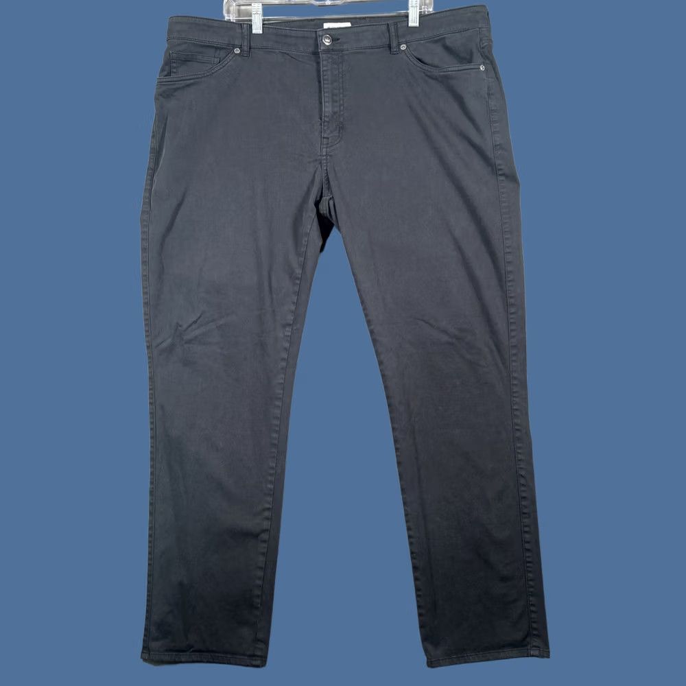 Peter Millar Peter Millar Pants Mens 42X32 Charcoal Classic Fit Sateen Chino Size US 42 / EU 58 - 1 Thumbnail