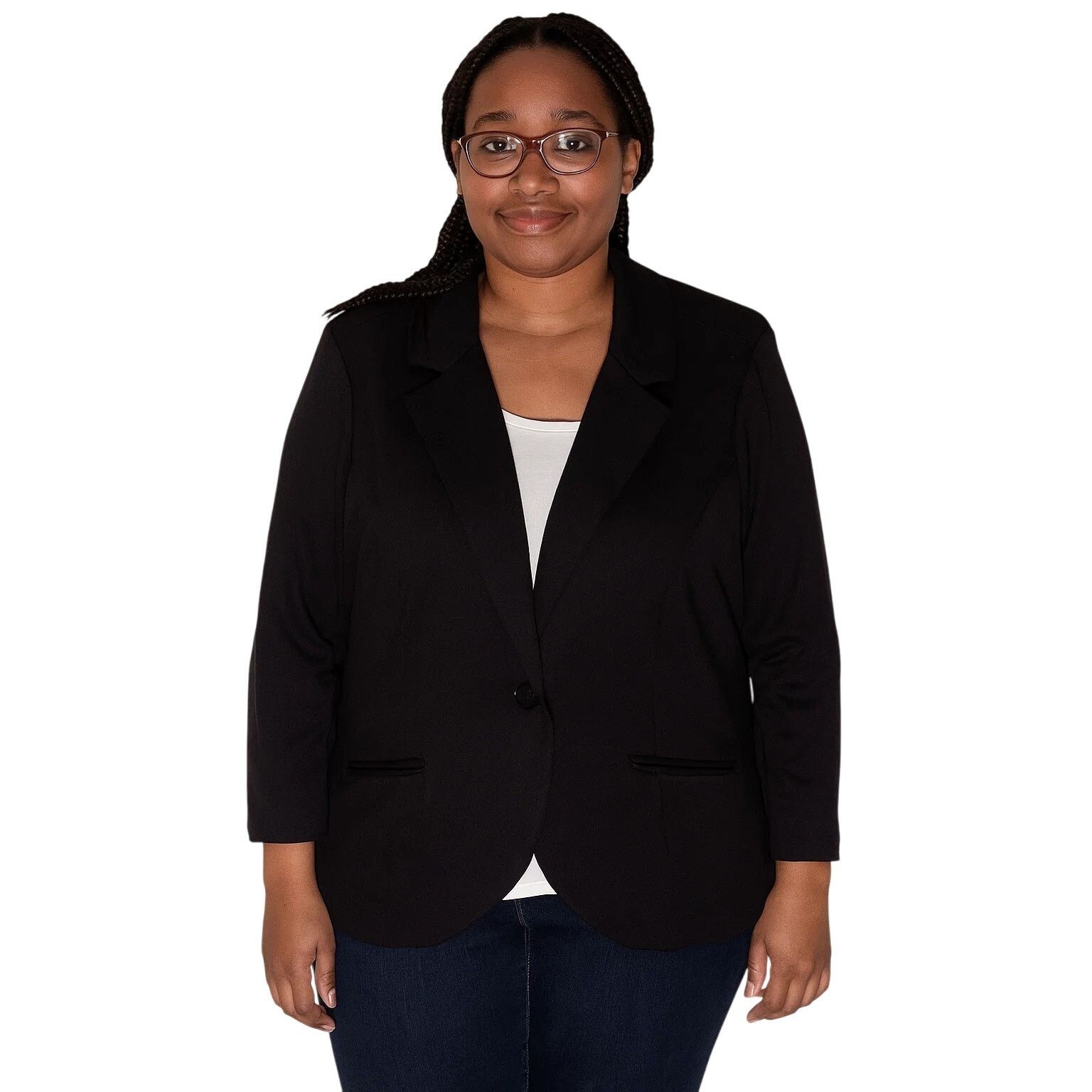 Corridor Torrid Studio Black Blazer - Women's Size 18/20 (2) Size XXL / US 16-18 / IT 52-54 - 1 Thumbnail
