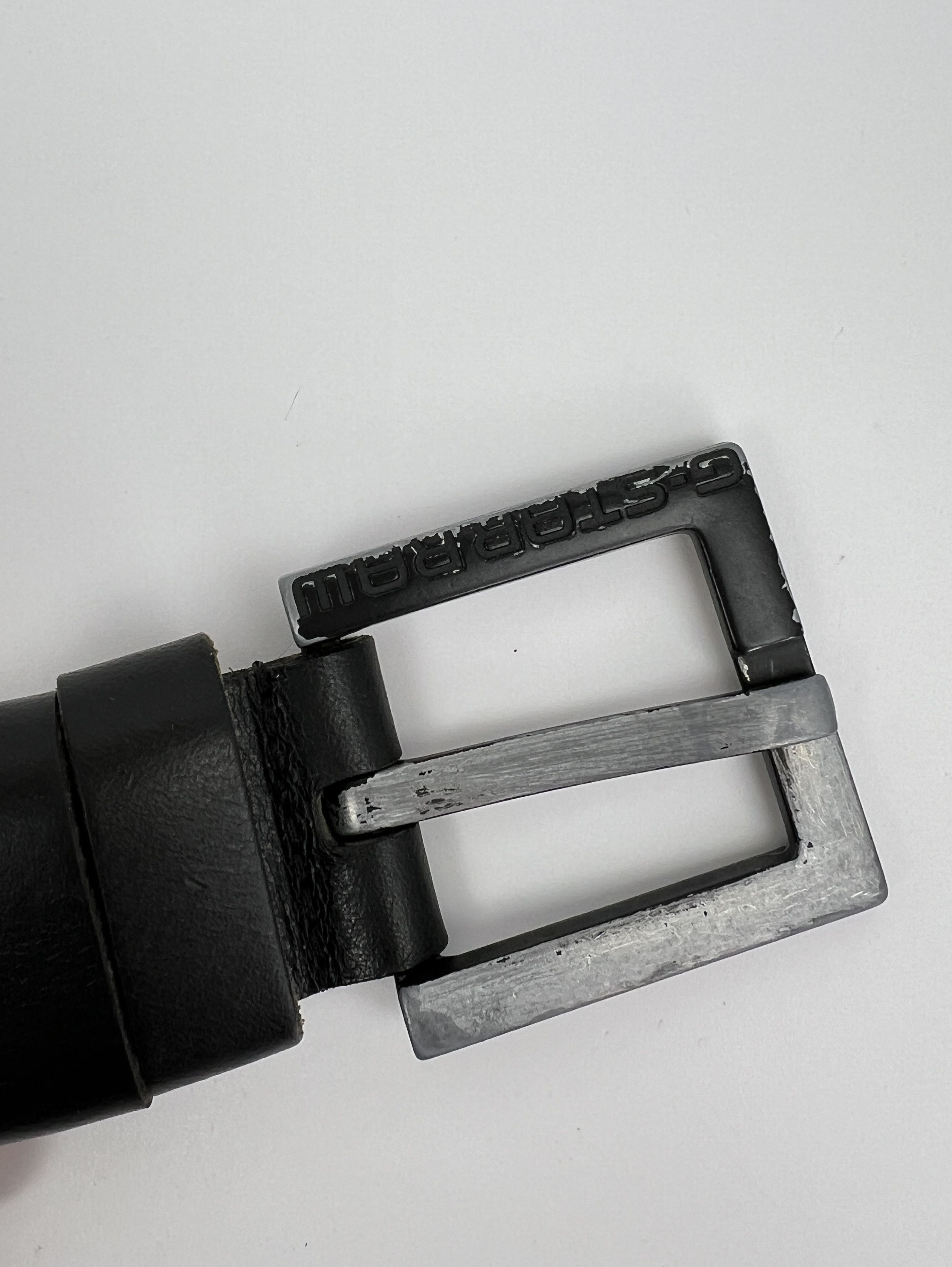 G-Star Vintage G-Star Black Leather Belt Buckle Logo Size ONE SIZE - 6 Thumbnail