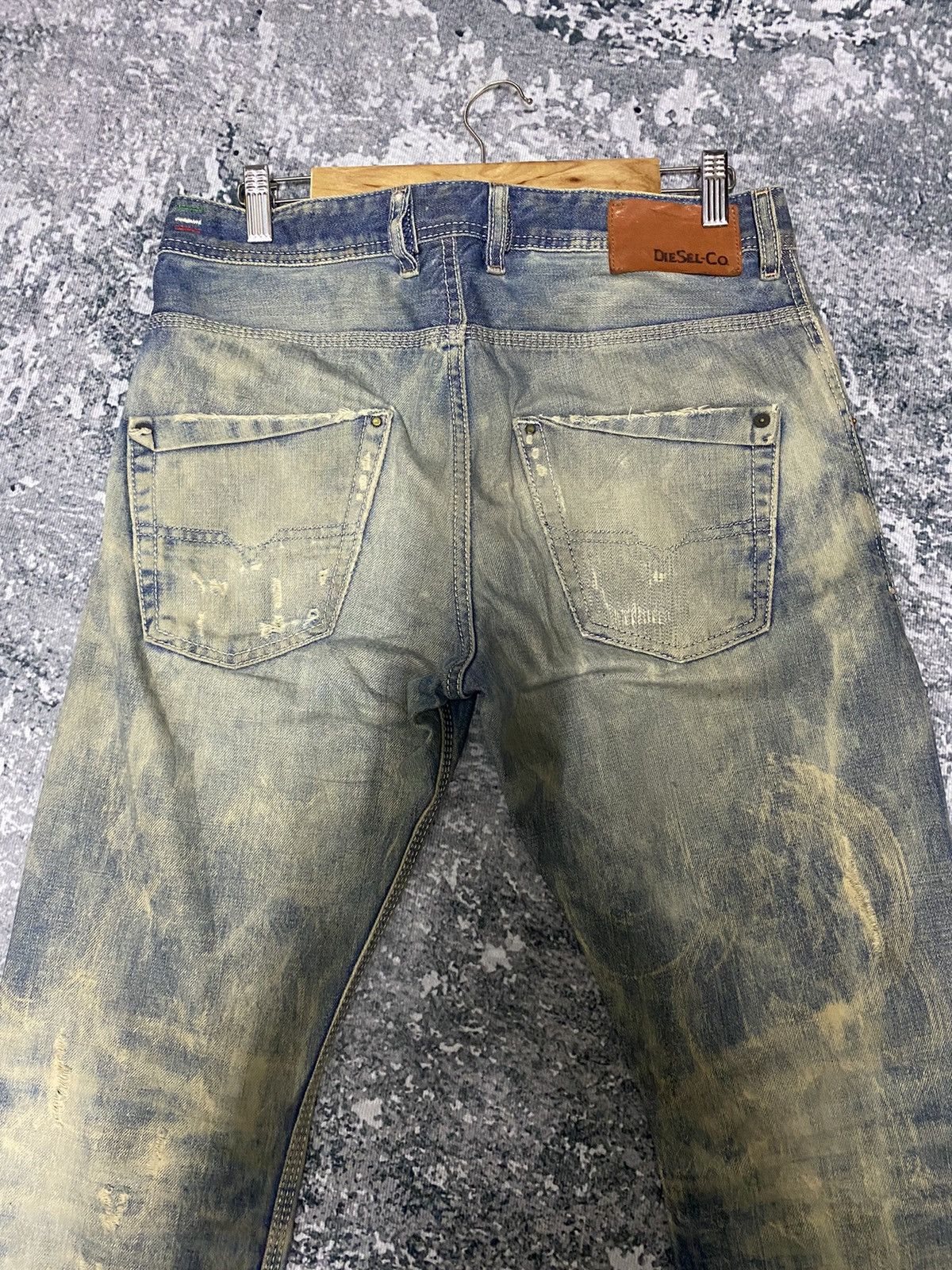 Diesel Vintage Diesel Industry Distressed Denim Jeans Made in Italy Size US 32 / EU 48 - 5 Thumbnail