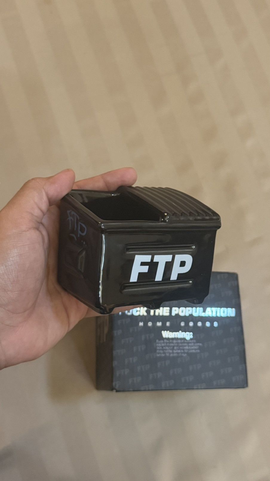 Fuck The Population FTP CERAMIC DUMPSTER Size ONE SIZE - 2 Thumbnail