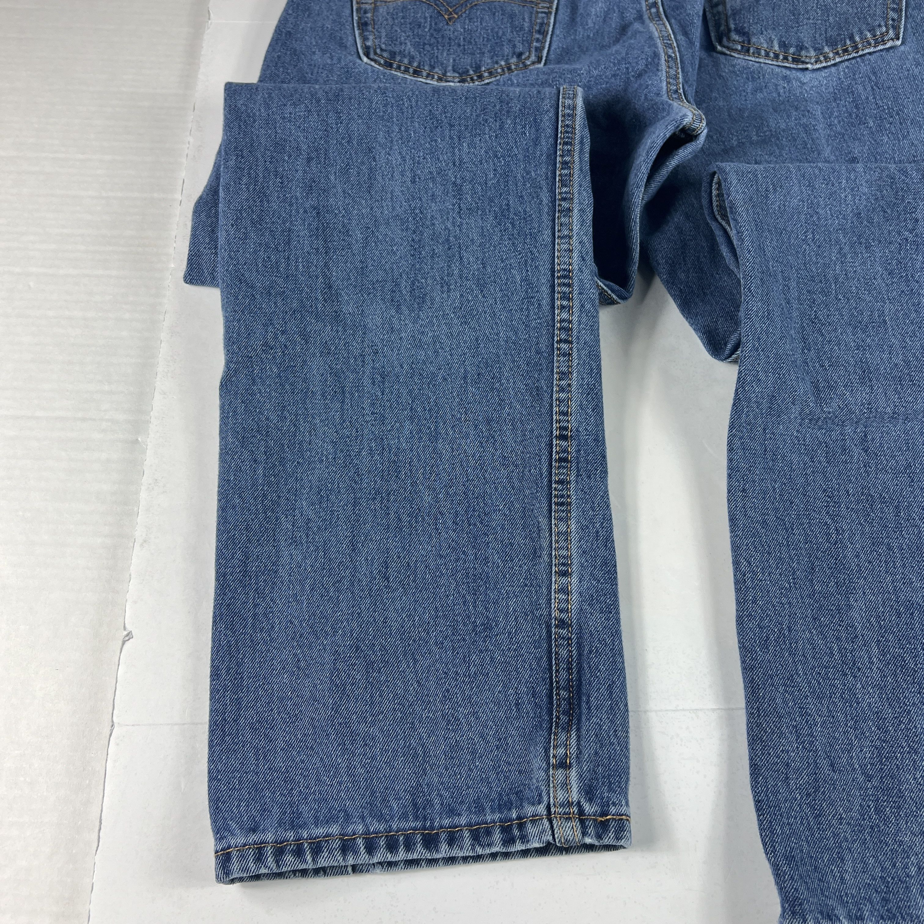 Levi's Levi's Jeans 505 Straight Leg Blue Faded Cotton Denim Size US 34 / EU 50 - 19 Thumbnail