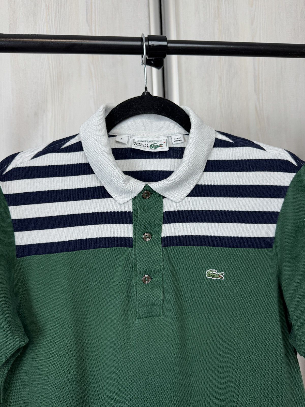 Lacoste Chemise Lacoste 85th Anniversary Striped Top Polo Tee Size US S / EU 44-46 / 1 - 3 Thumbnail