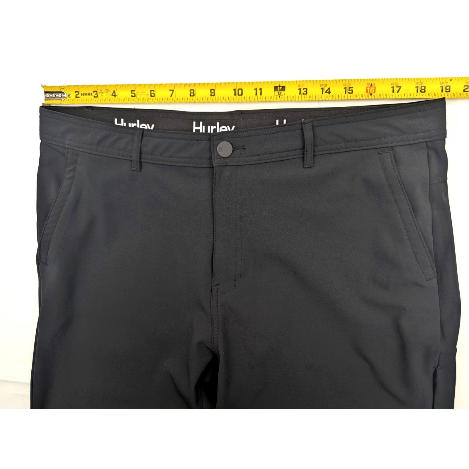 Hurley Hurley Performance Stretch Golf Pant Men 38 Black Straight Leg Pants-Regular Mens Regular Slim fits 38x32.5 Size US 38 / EU 54 - 5 Thumbnail